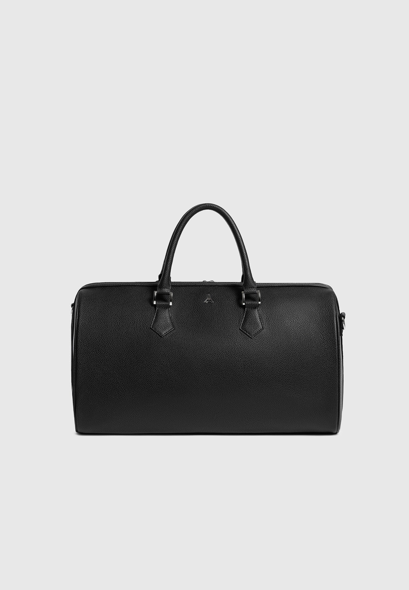 AC001 - Leather Travel Bag - Black - Image 4