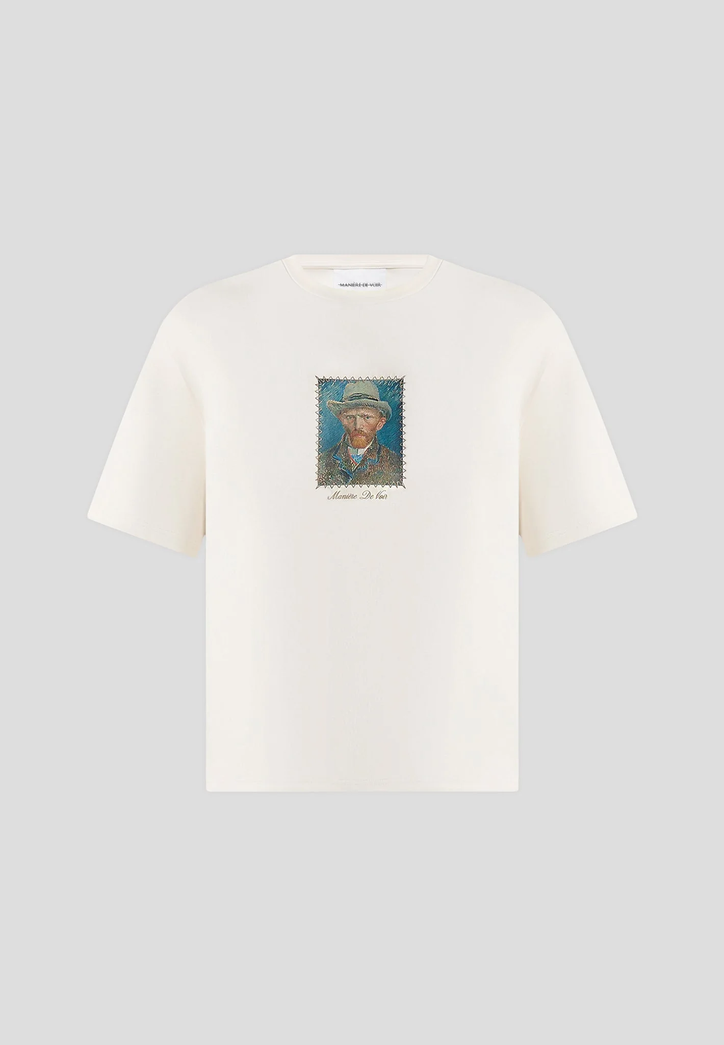 Anders - Almond Blossoms Cotton T-Shirt - Cream - Image 6