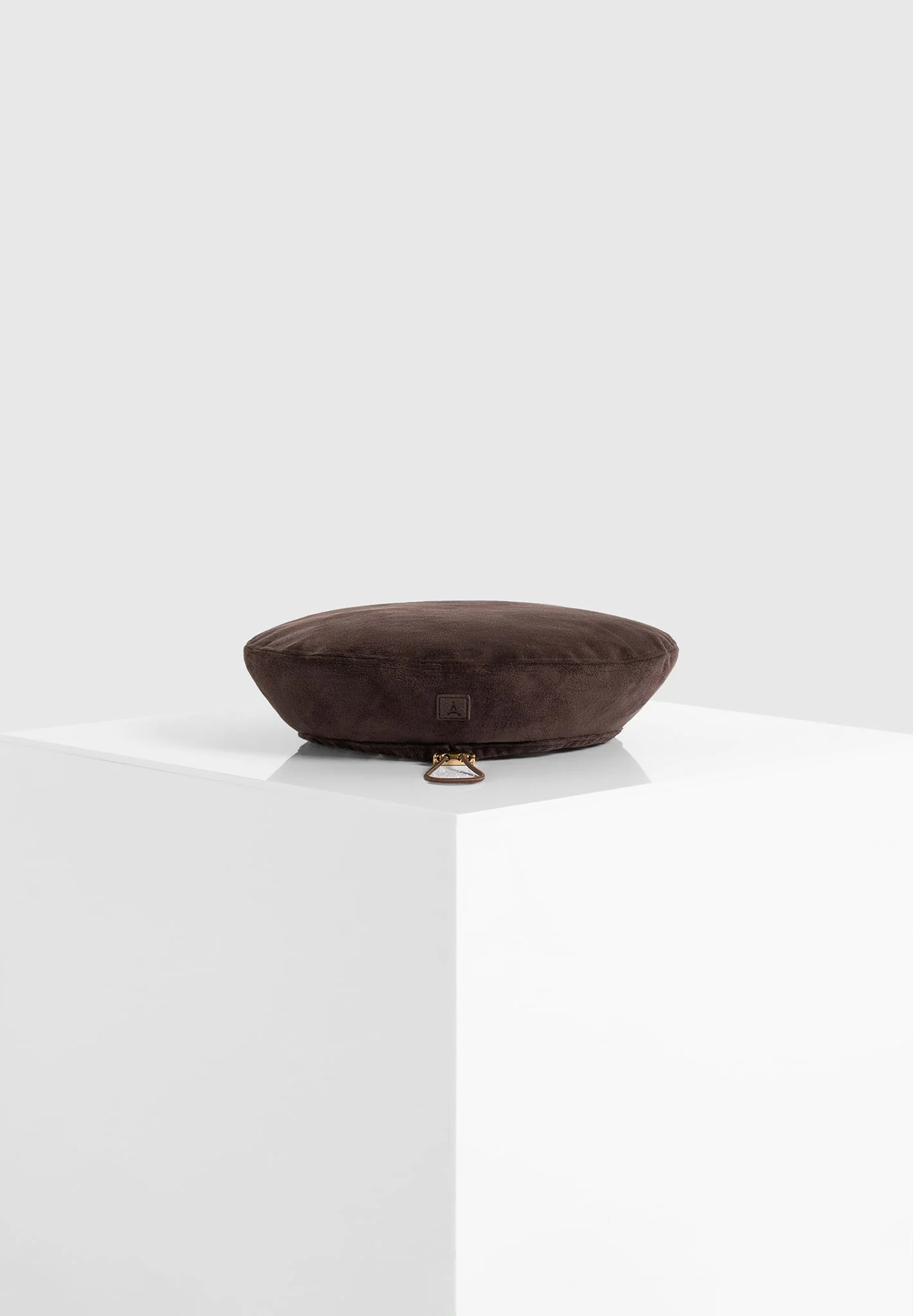 Anya - Suede Beret - Brown - Image 4