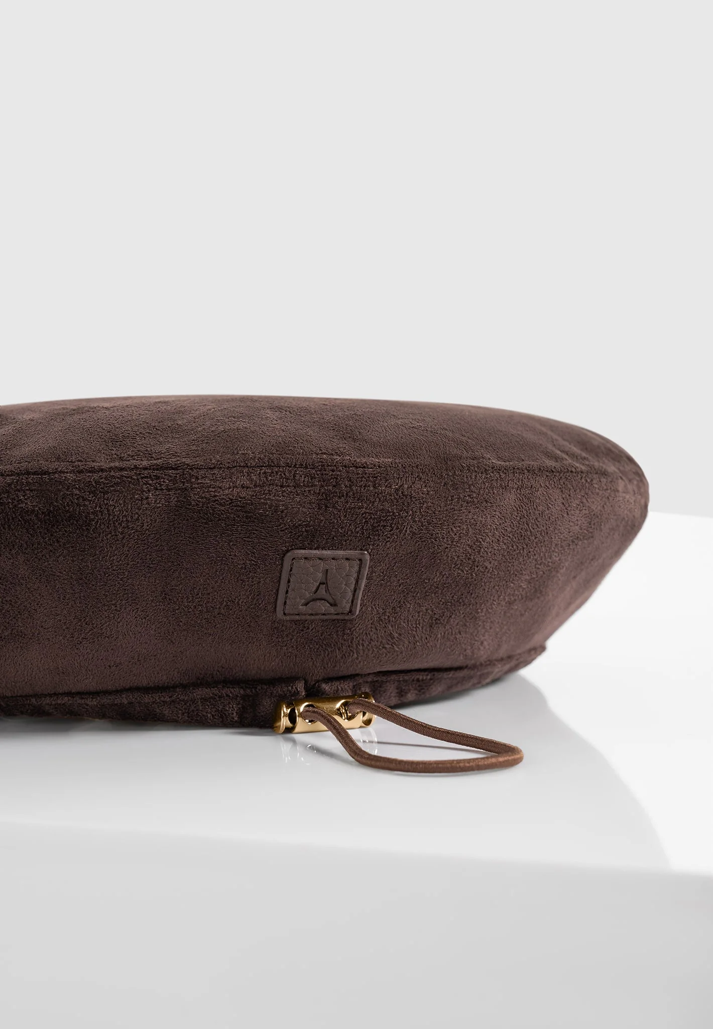Anya - Suede Beret - Brown - Image 5