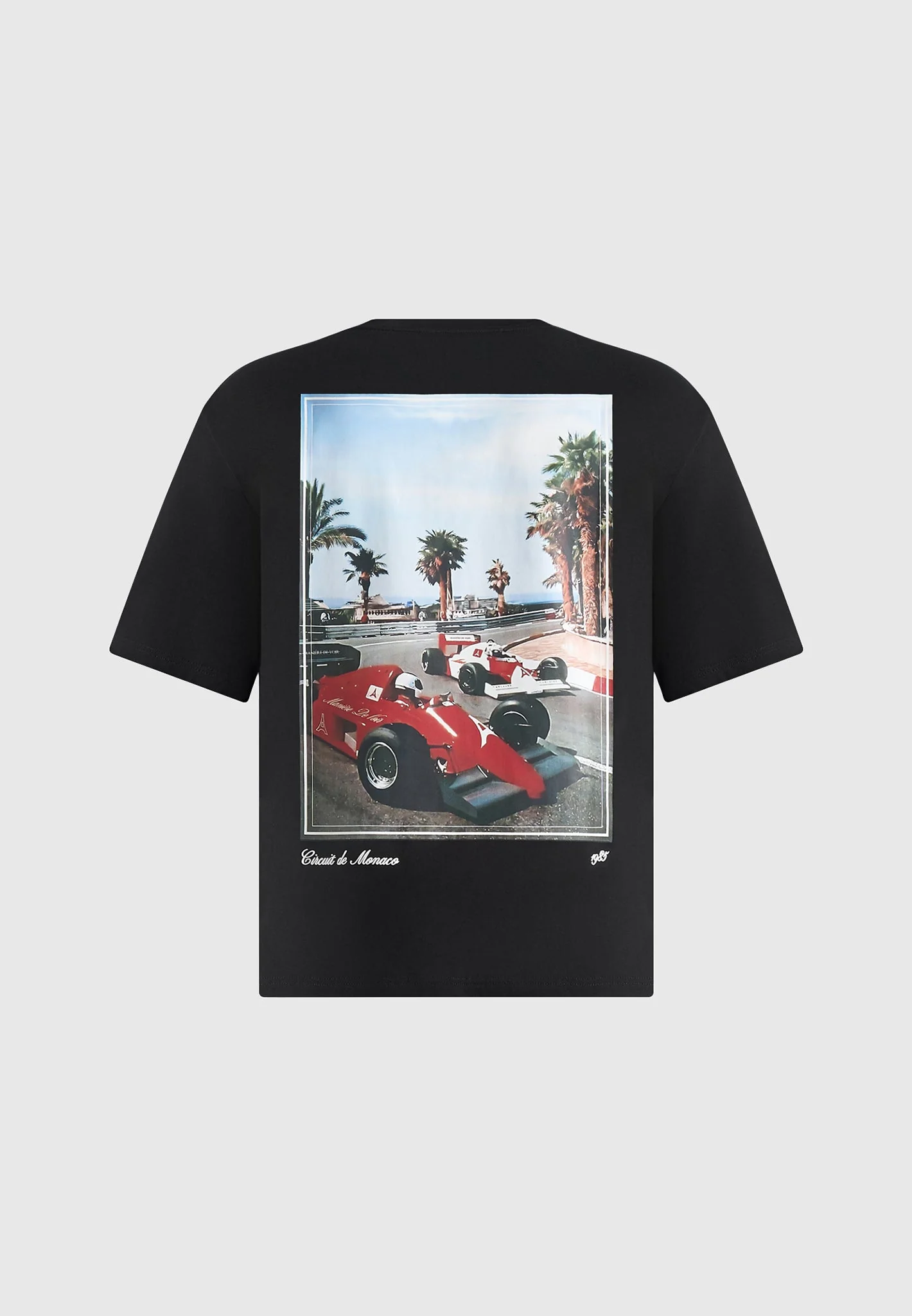 Kian - Circuit De Monaco Cotton T-Shirt - Black - Image 7