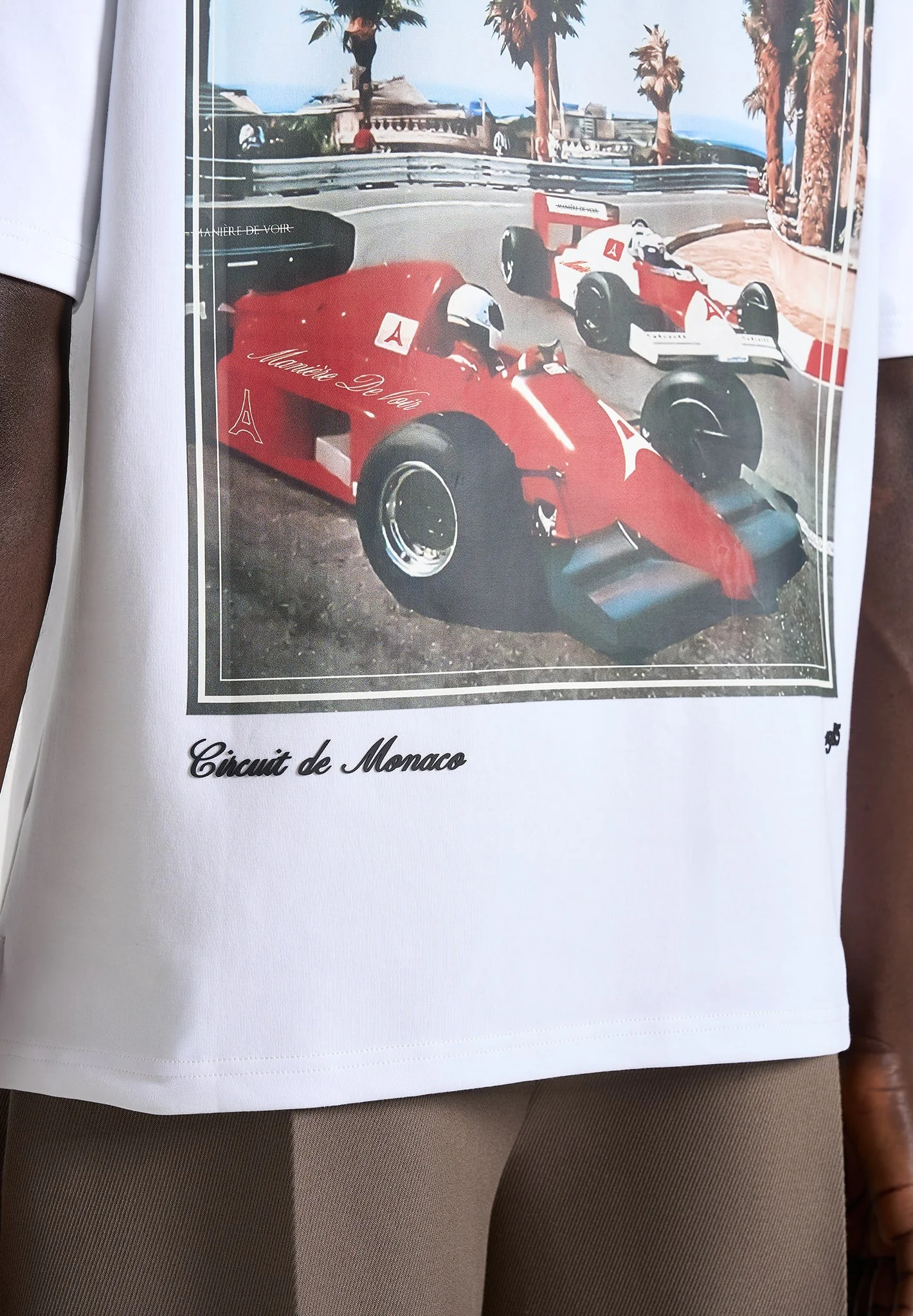 Kian - Circuit De Monaco Cotton T-Shirt - White - Image 6