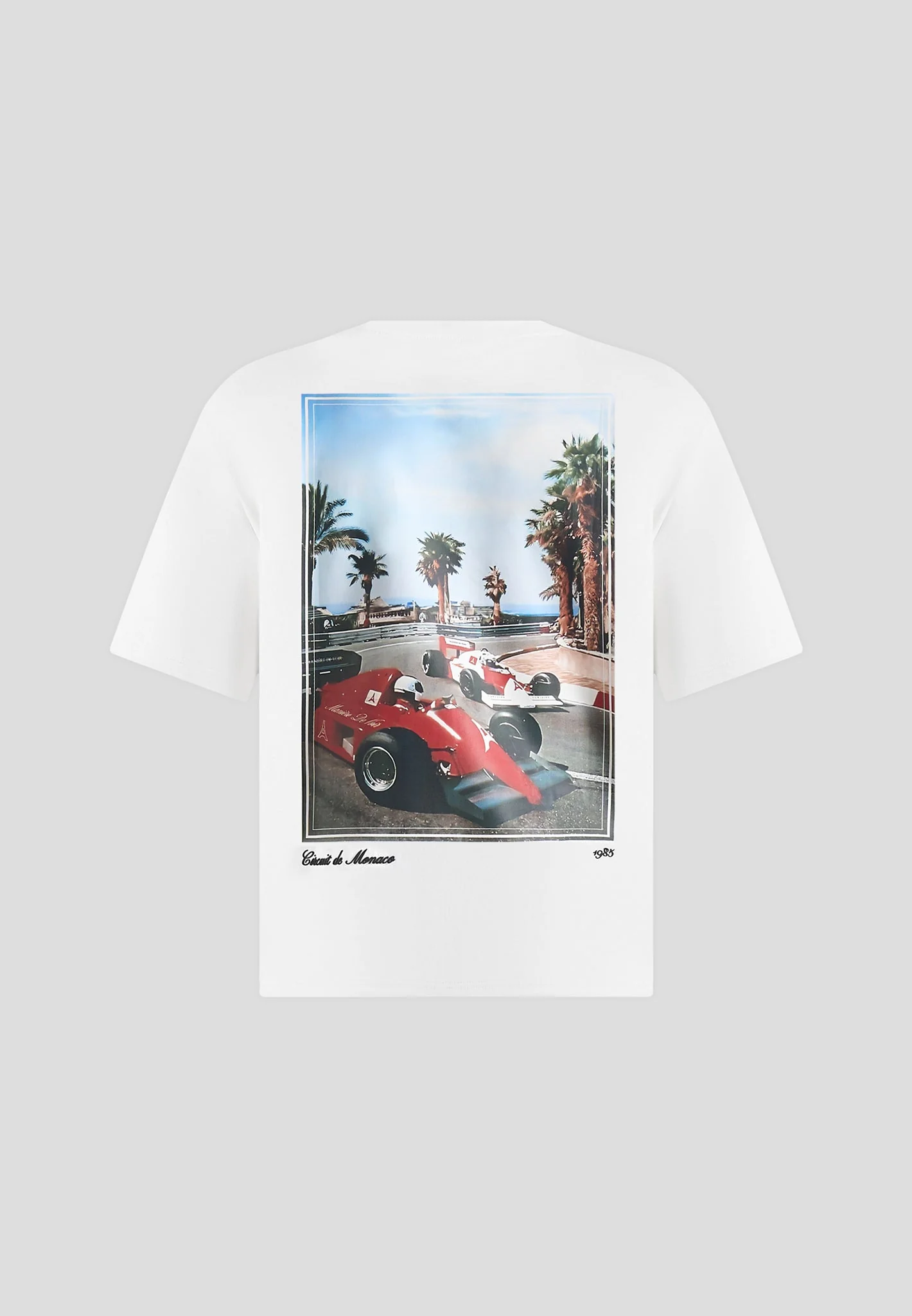 Kian - Circuit De Monaco Cotton T-Shirt - White - Image 8
