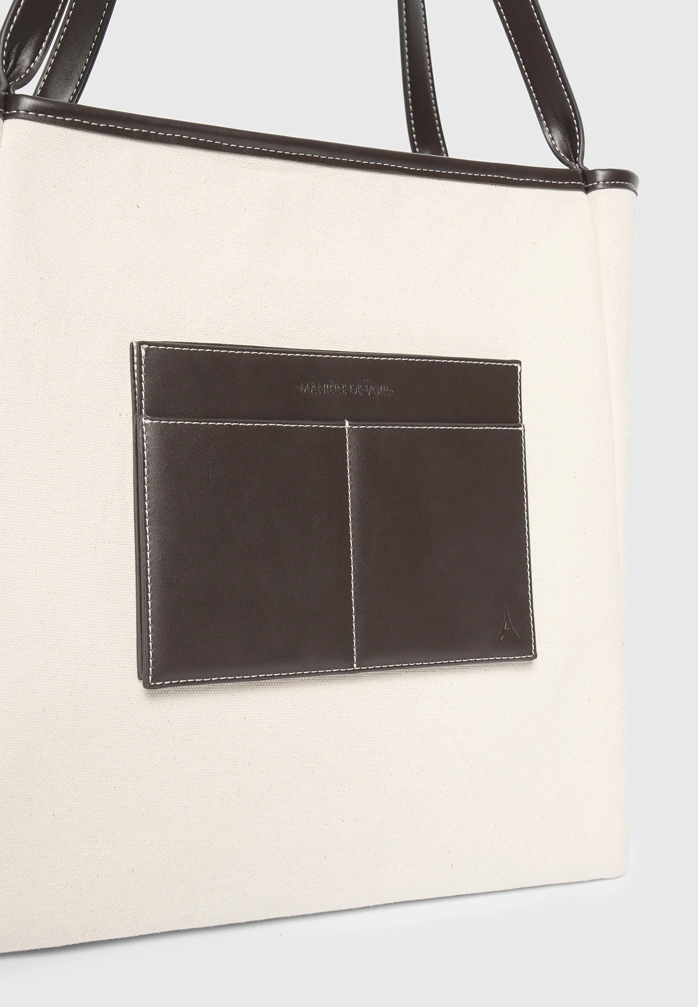 Dakota - Unisex Reversible Leather & Suede Tote Bag - Brown - Image 12