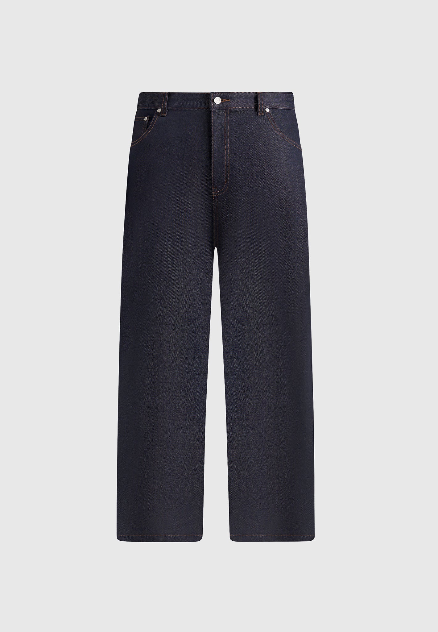 DN002 - Relaxed Fit Denim Jeans - Indigo - Image 5