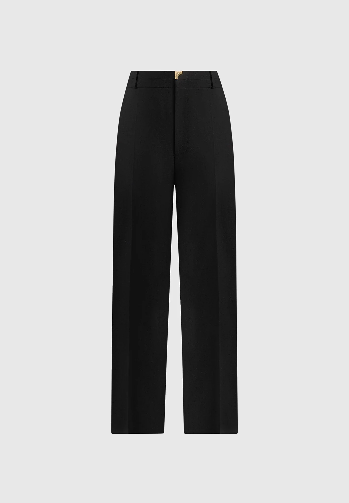Doria - Tailored Trousers With Waistband Detail - Black - Image 4