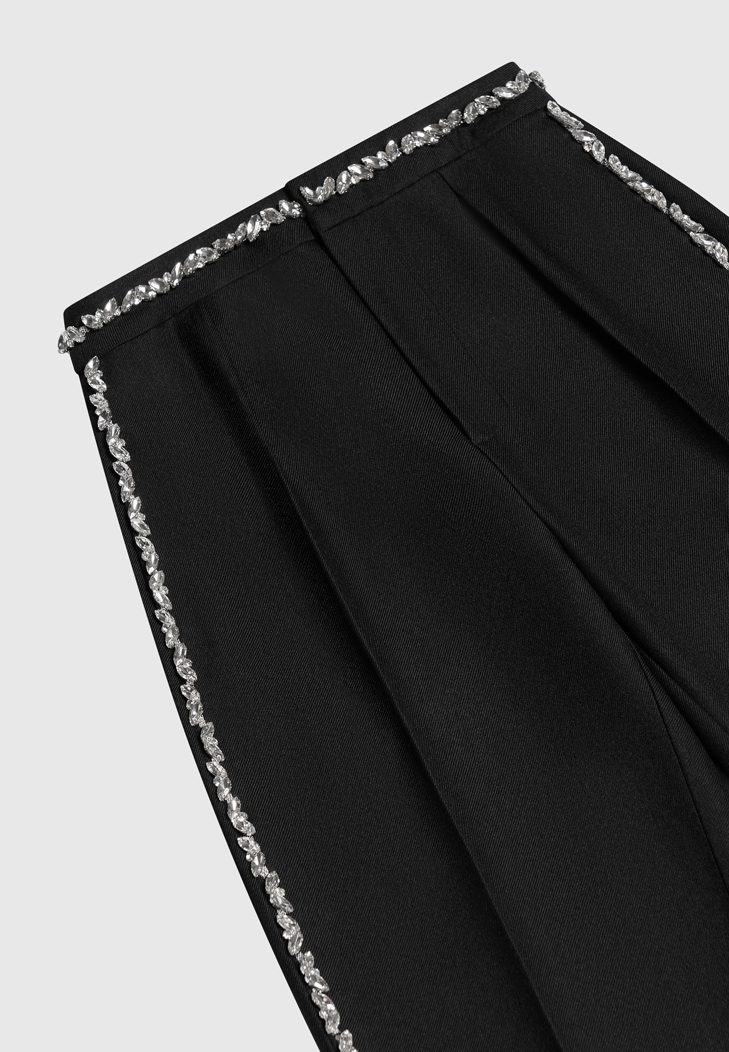 Patricia - Embellished Tailored Trousers - Black - Image 6