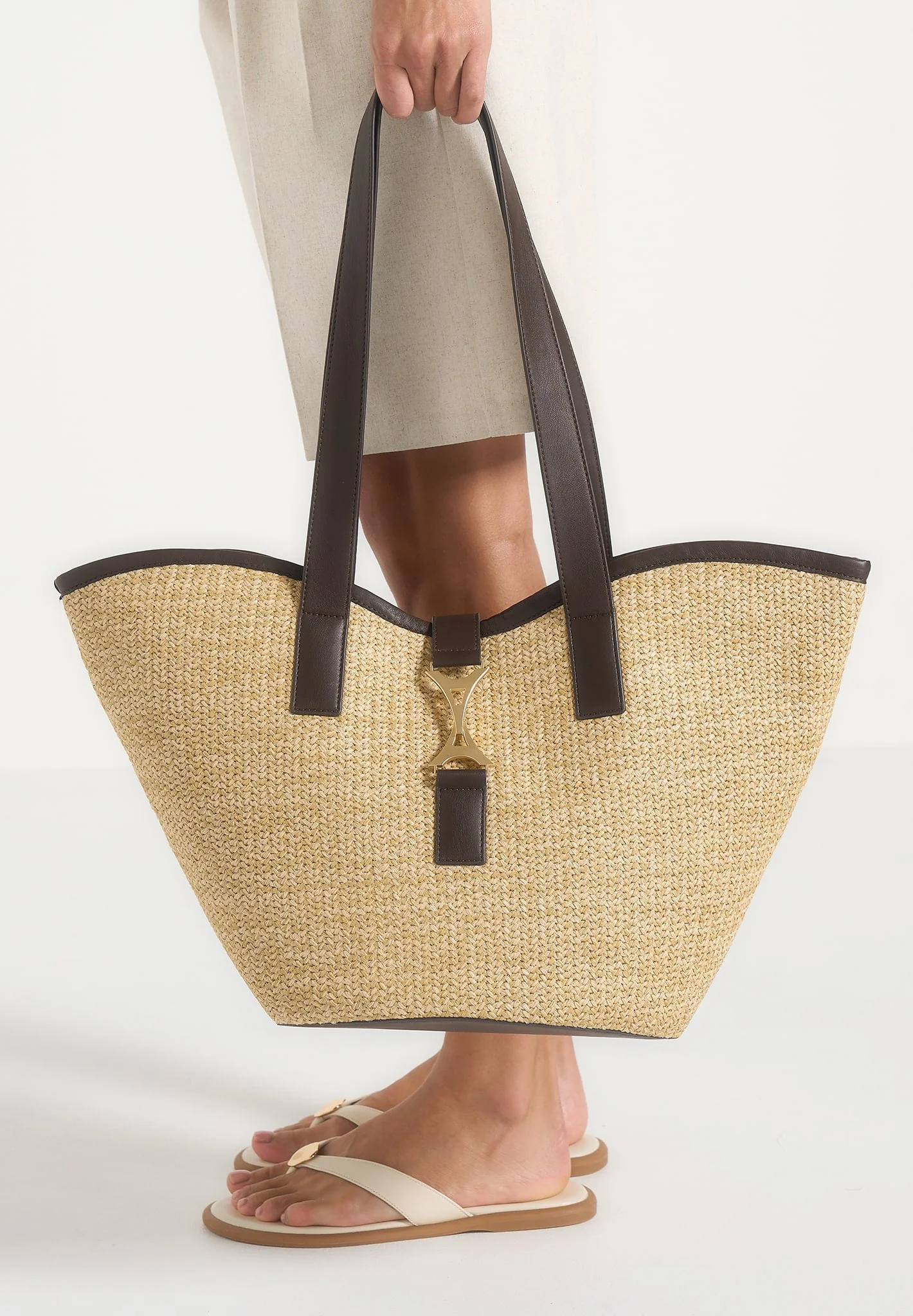 Emera - Raffia Tote Bag - Natural - Image 3