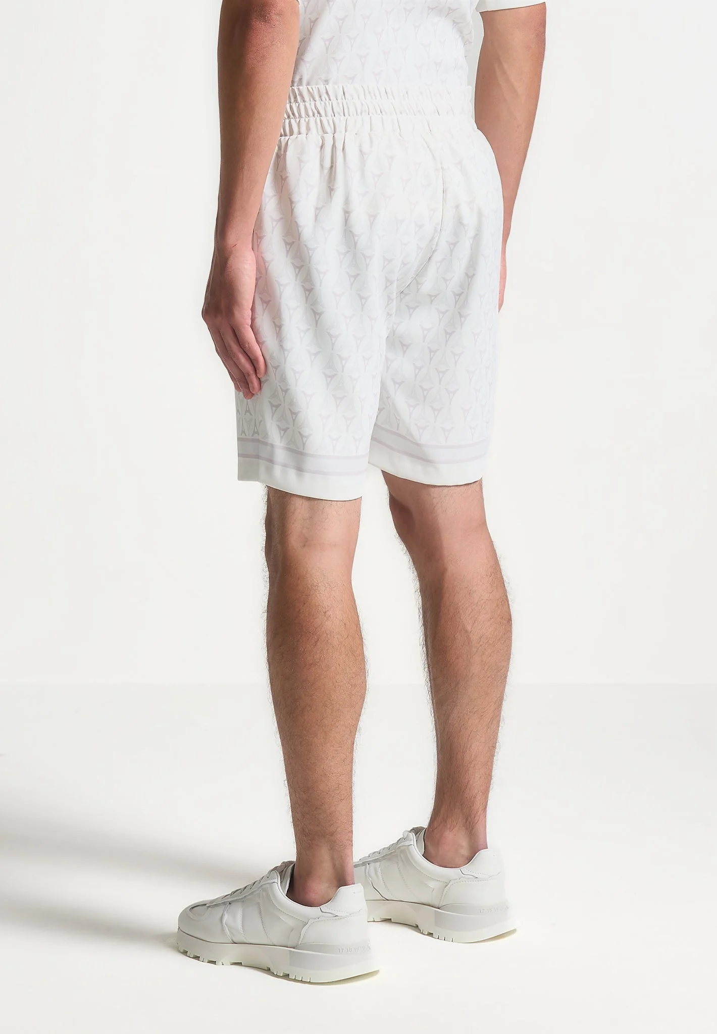 Jordan - Eiffel Monogram Shorts - White - Image 4