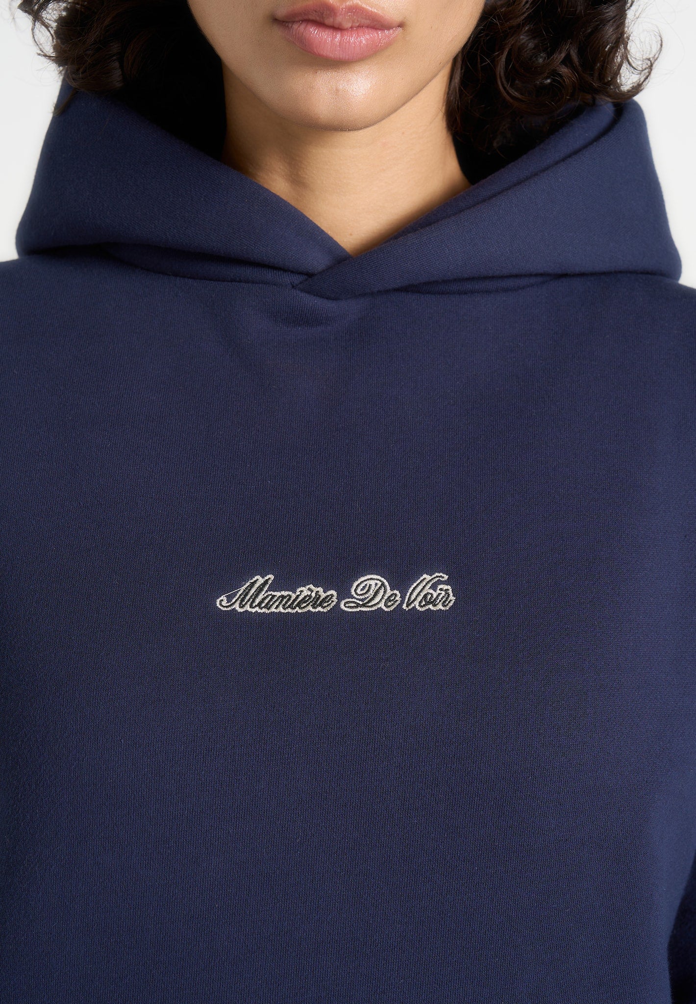 JS001 - Unisex Signature Relaxed Fit Hoodie - Navy - Image 6