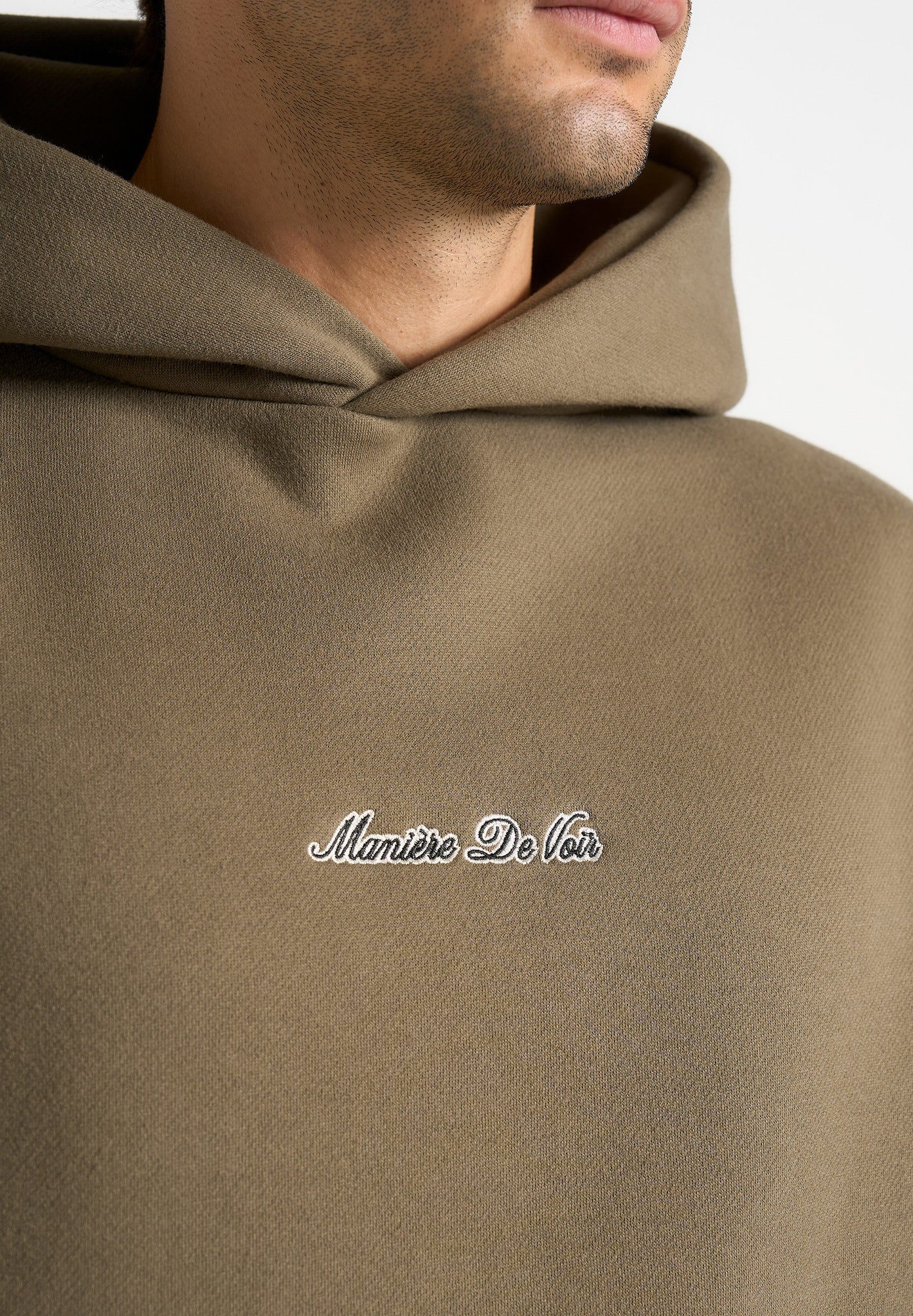 JS001 - Unisex Signature Relaxed Fit Hoodie - Olive - Image 7