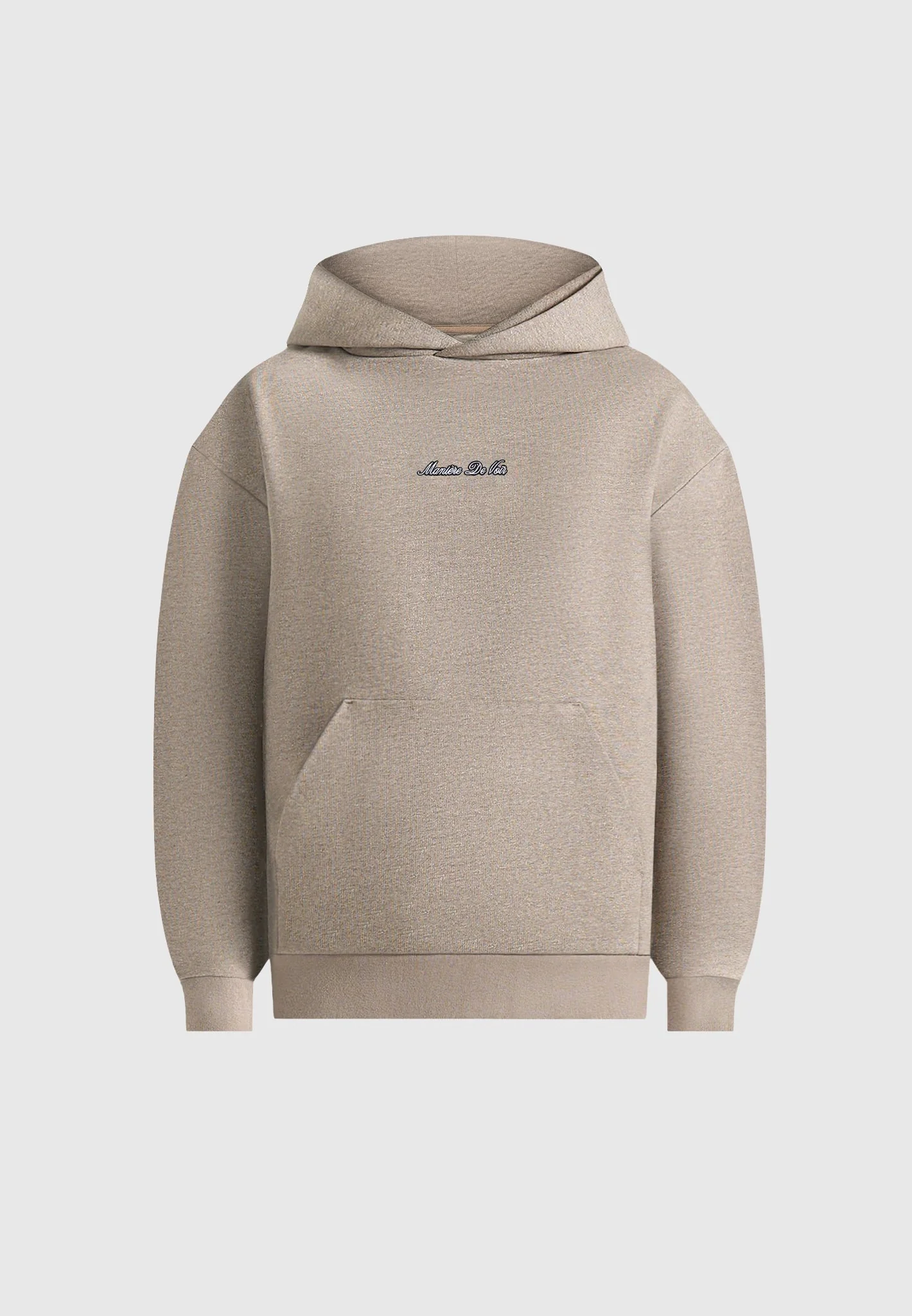 JS001 - Unisex Signature Relaxed Fit Hoodie - Taupe - Image 3