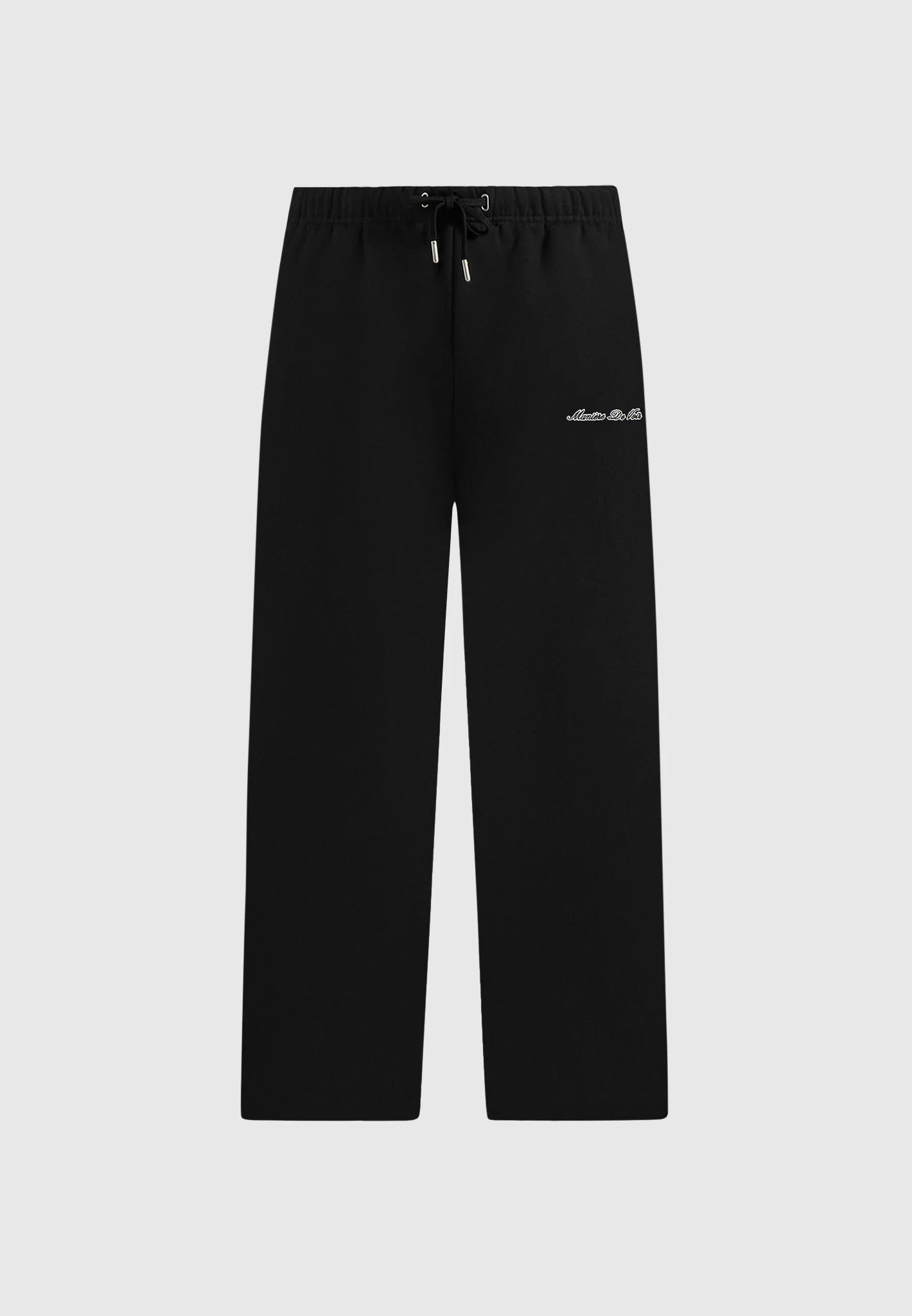 JS003 - Unisex Signature Wide Leg Sweatpants - Black - Image 3