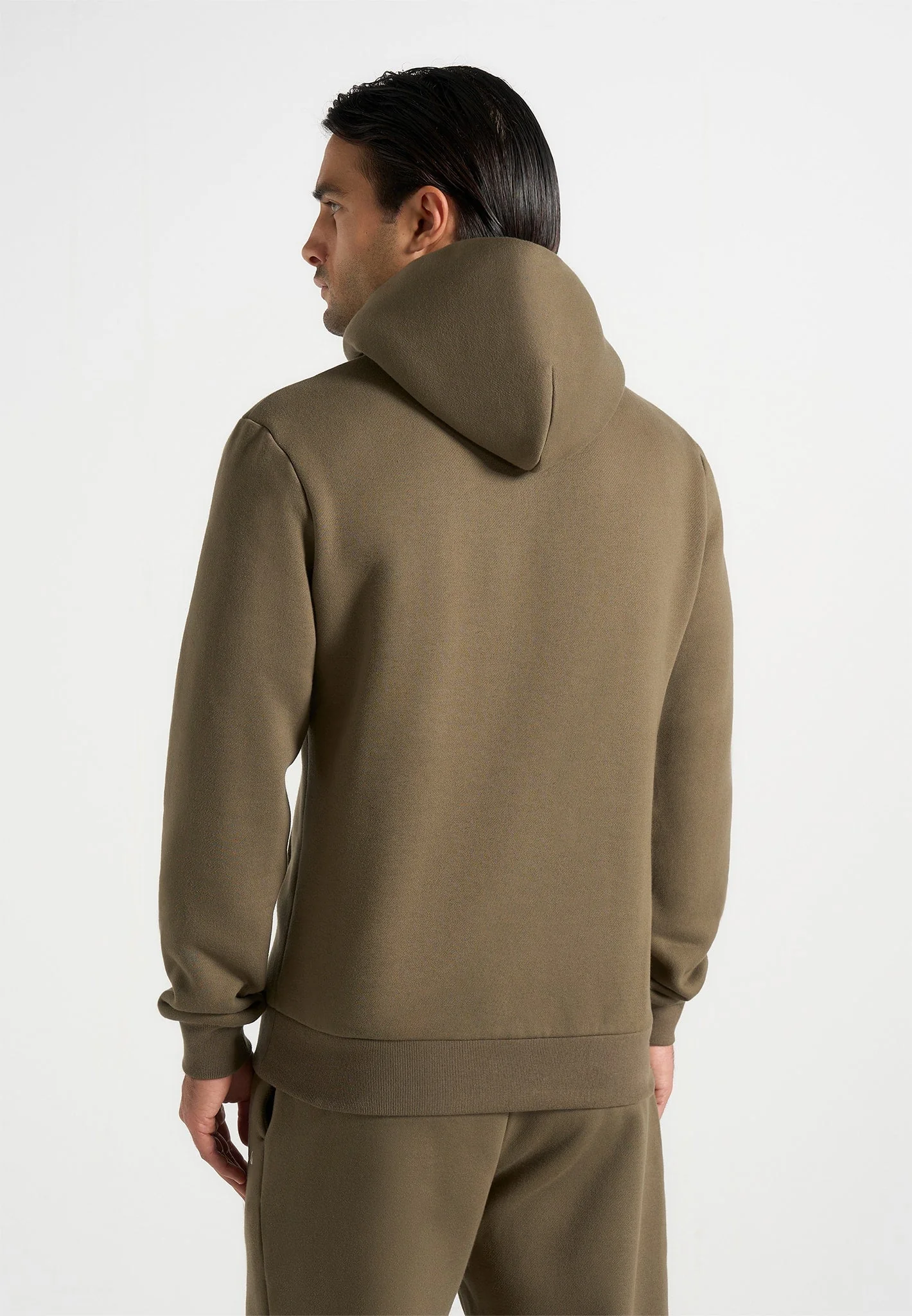 JS004 - Signature Regular Fit Hoodie - Olive - Image 5
