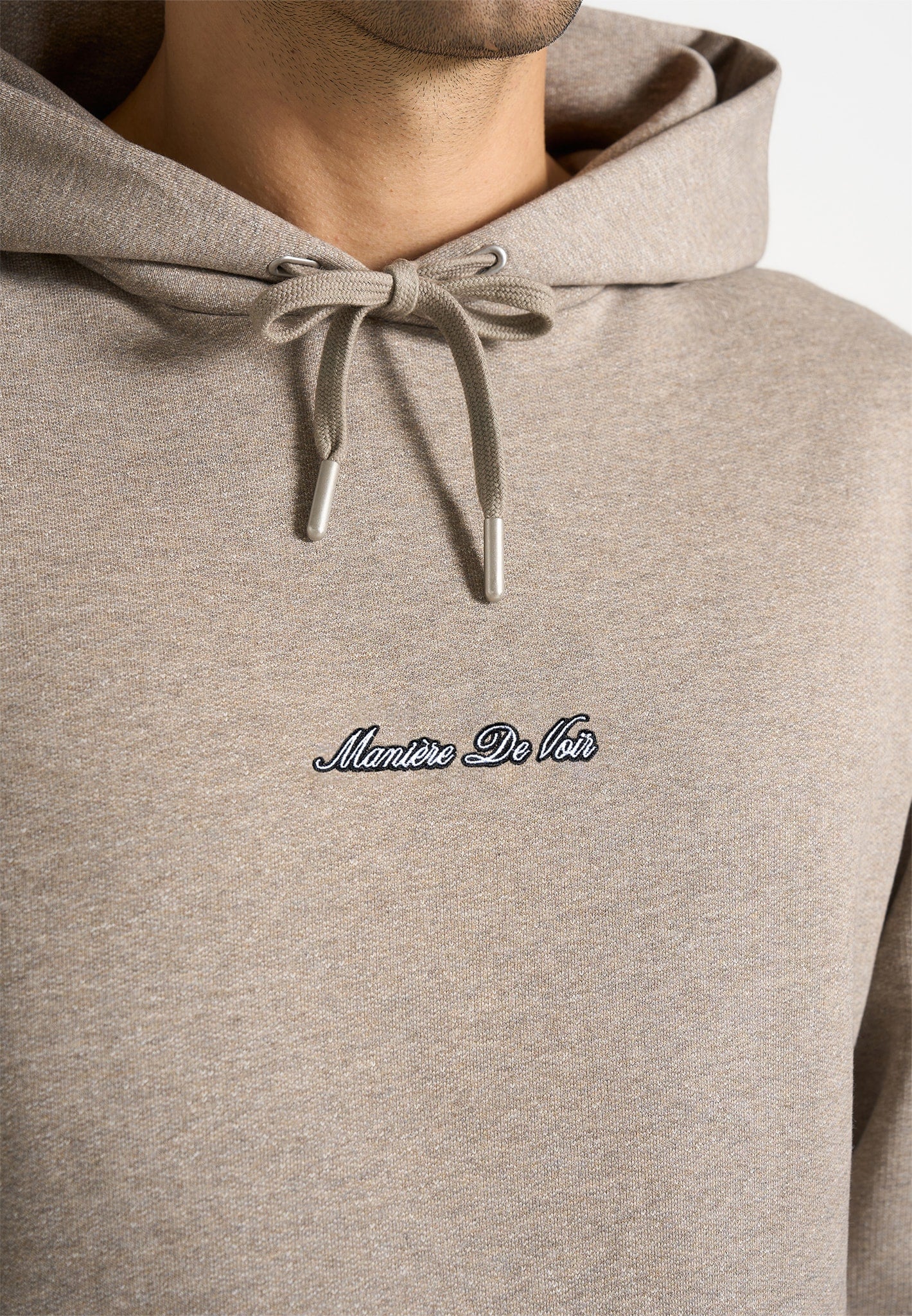 JS004 - Signature Regular Fit Hoodie - Taupe - Image 3
