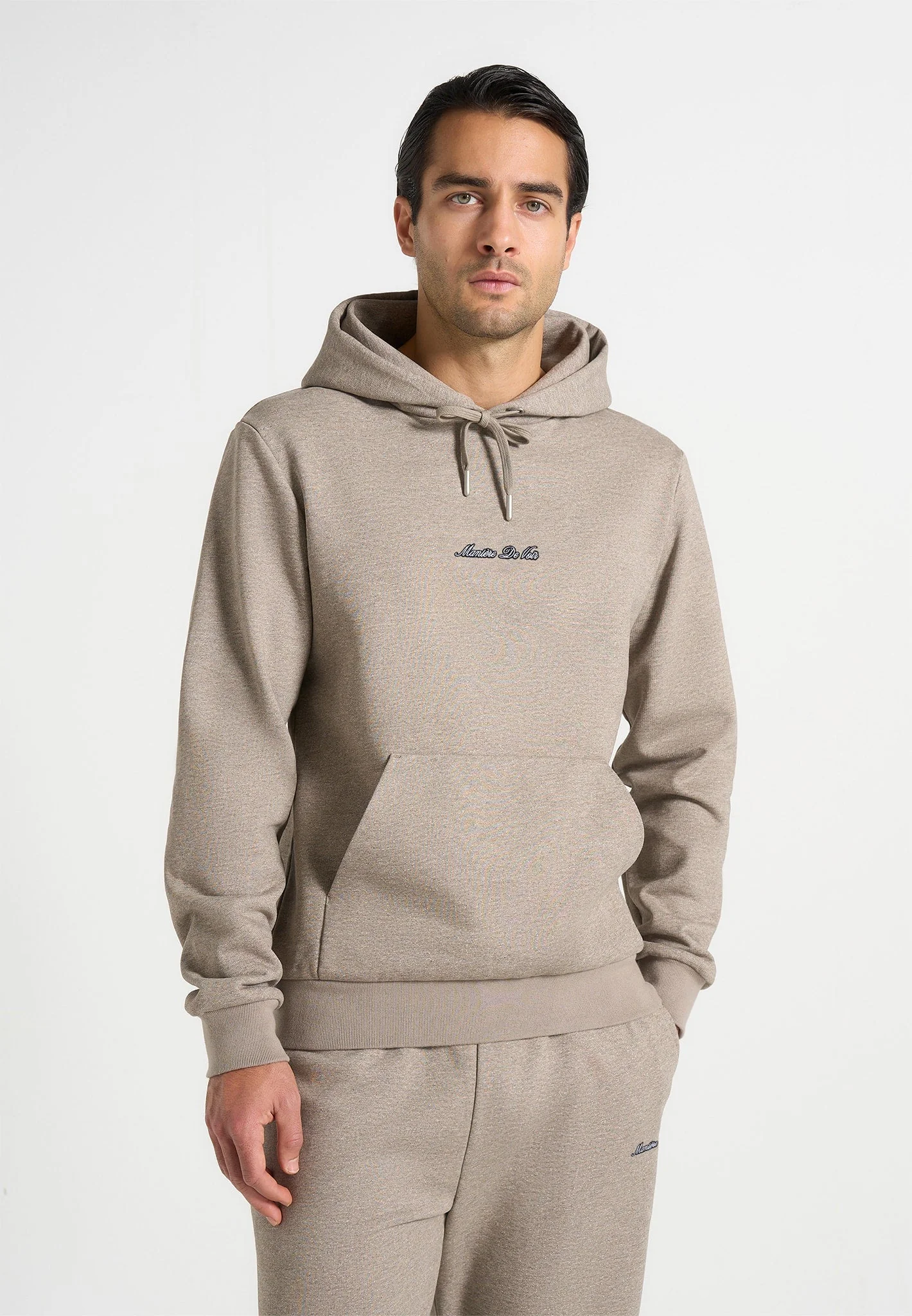 JS004 - Signature Regular Fit Hoodie - Taupe - Image 4