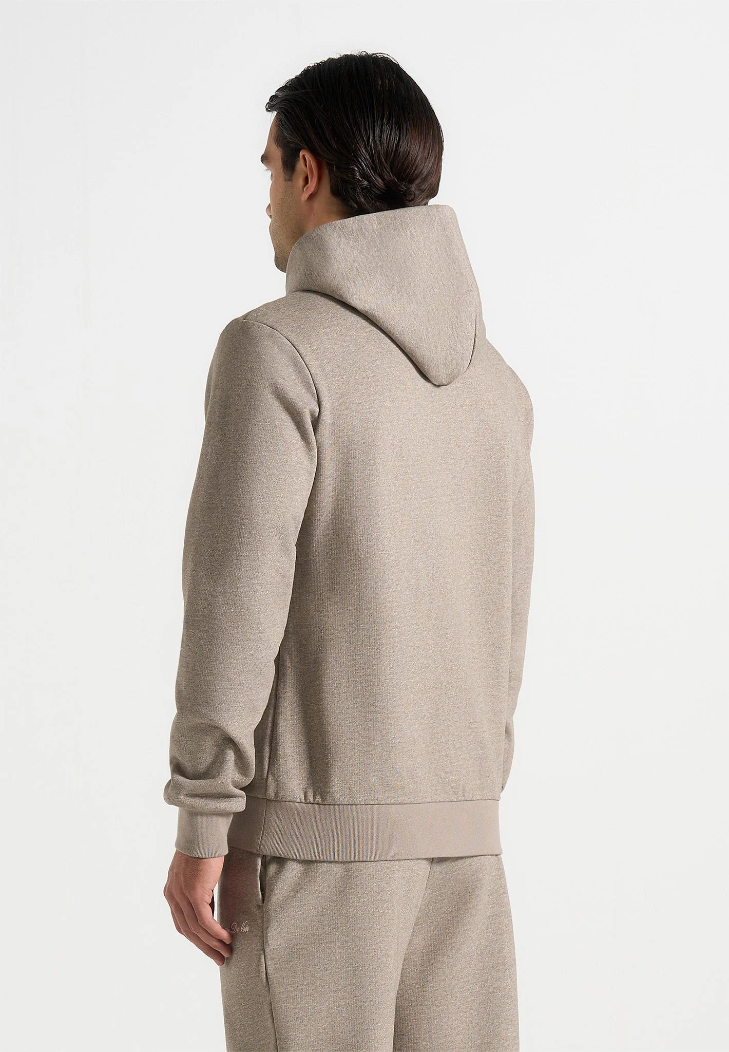 JS004 - Signature Regular Fit Hoodie - Taupe - Image 5
