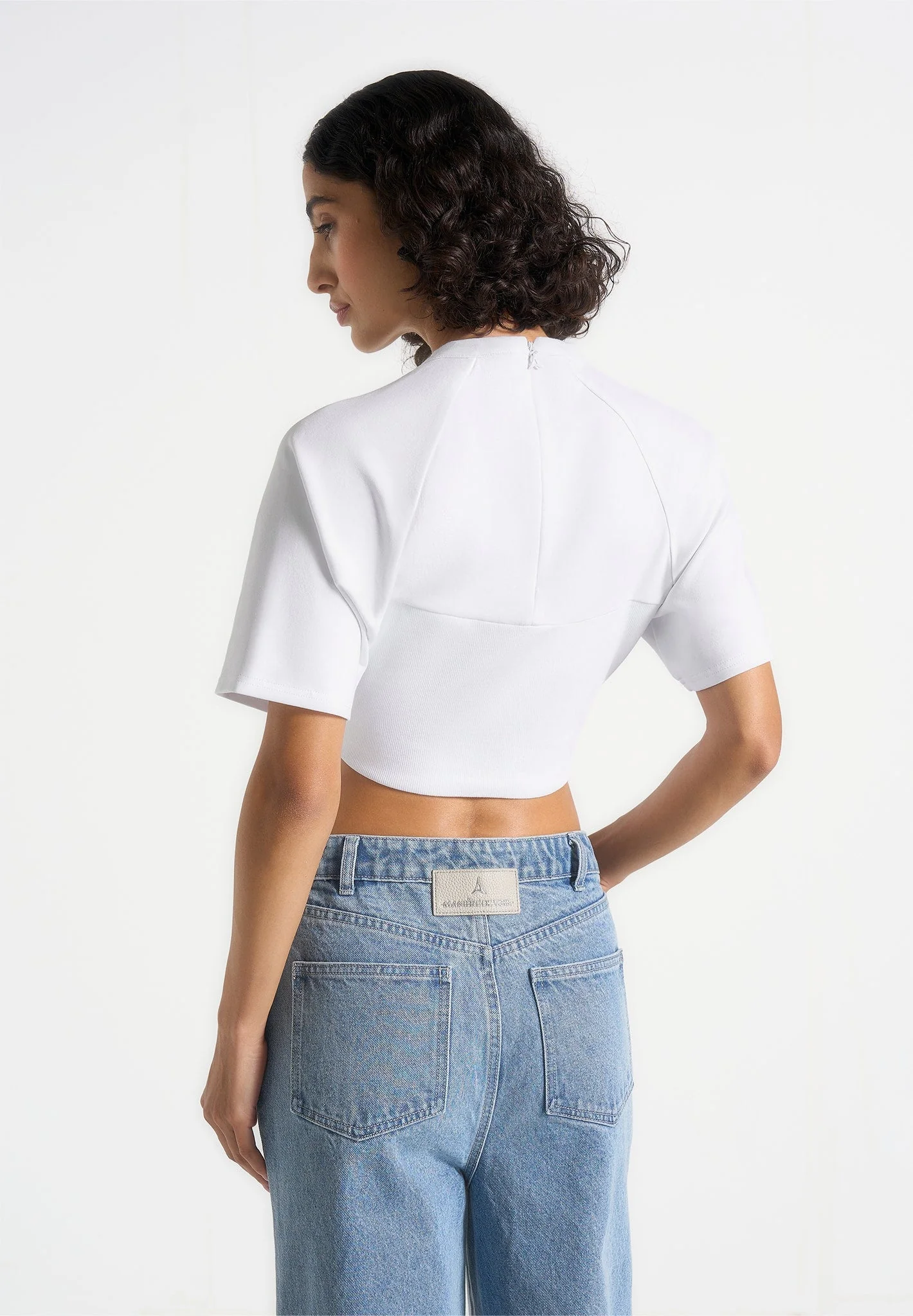 Juline - Corset T-Shirt - White - Image 5