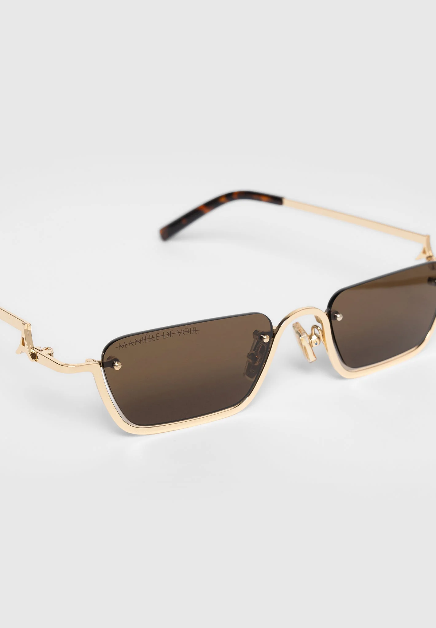 Kai - Frameless Sunglasses - Gold - Image 8