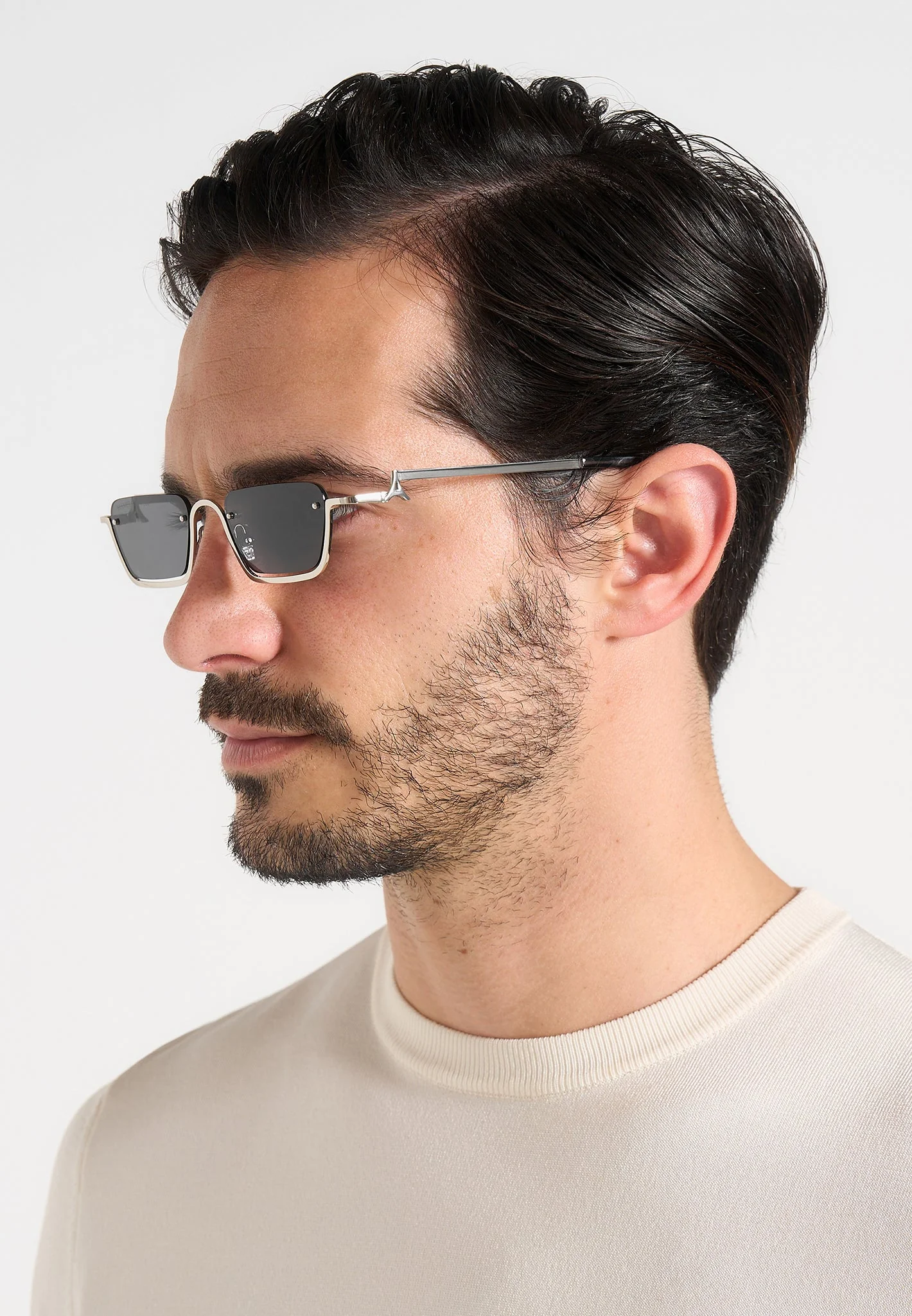 Kai - Frameless Sunglasses - Silver - Image 5
