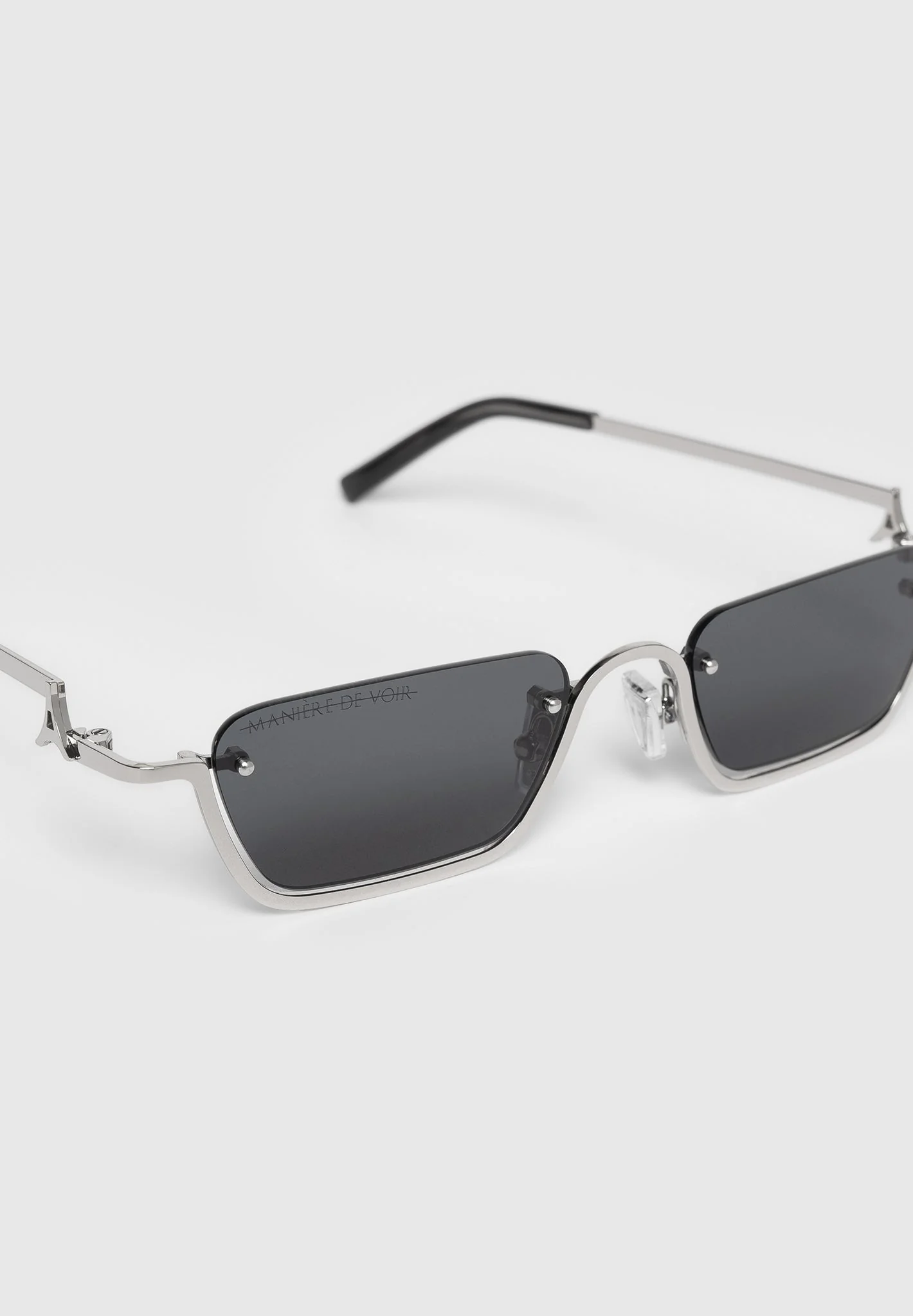 Kai - Frameless Sunglasses - Silver - Image 8