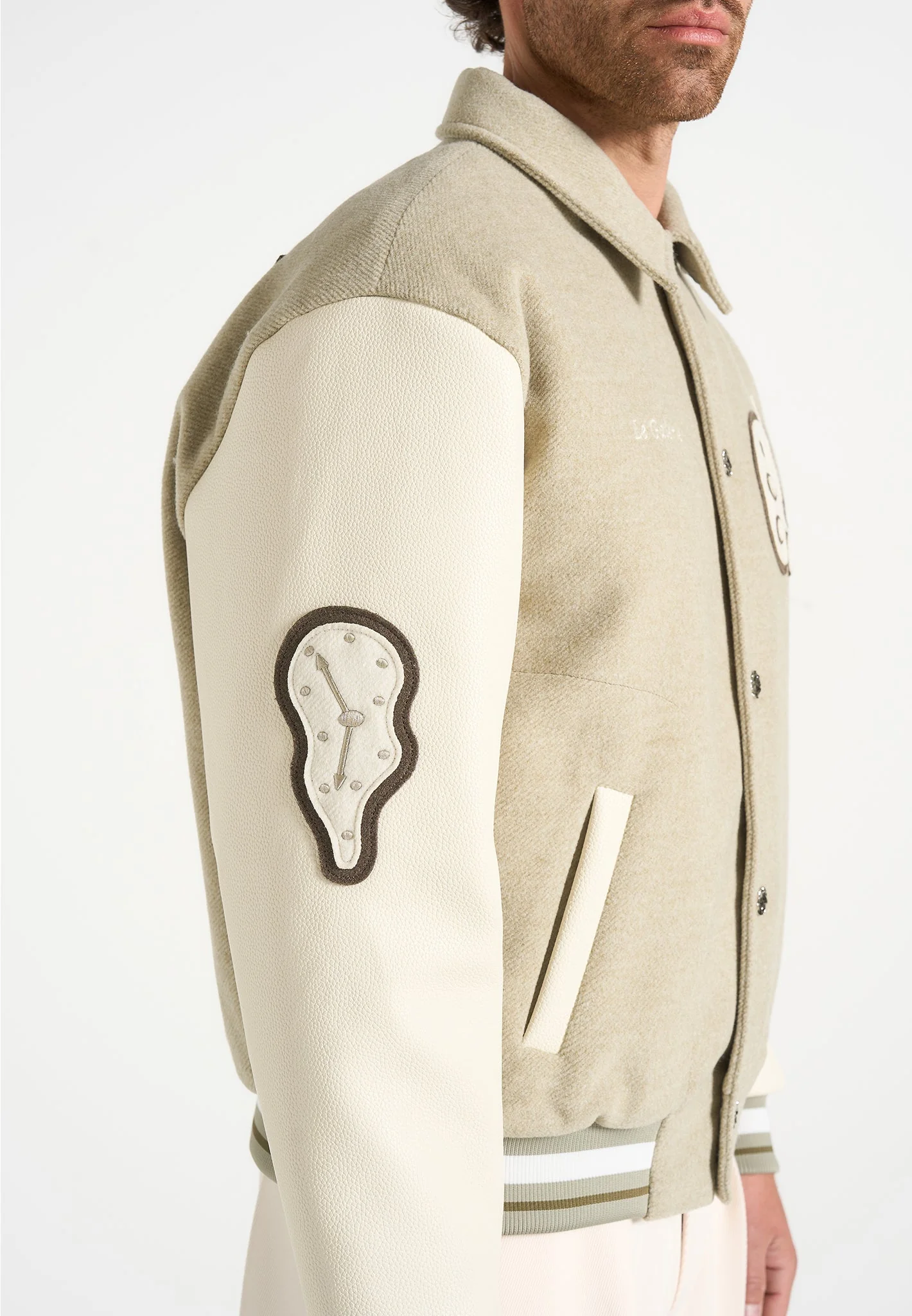Le Galerie - Varsity Jacket - Sage - Image 4
