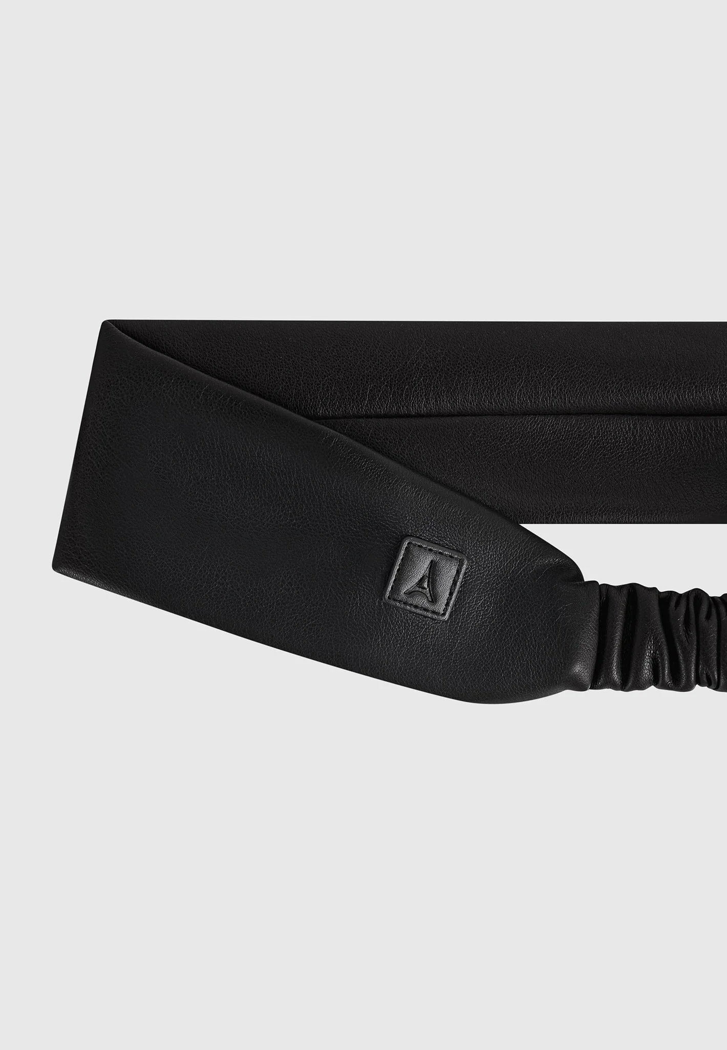 Lilou - Leather Eiffel Headband - Black - Image 3