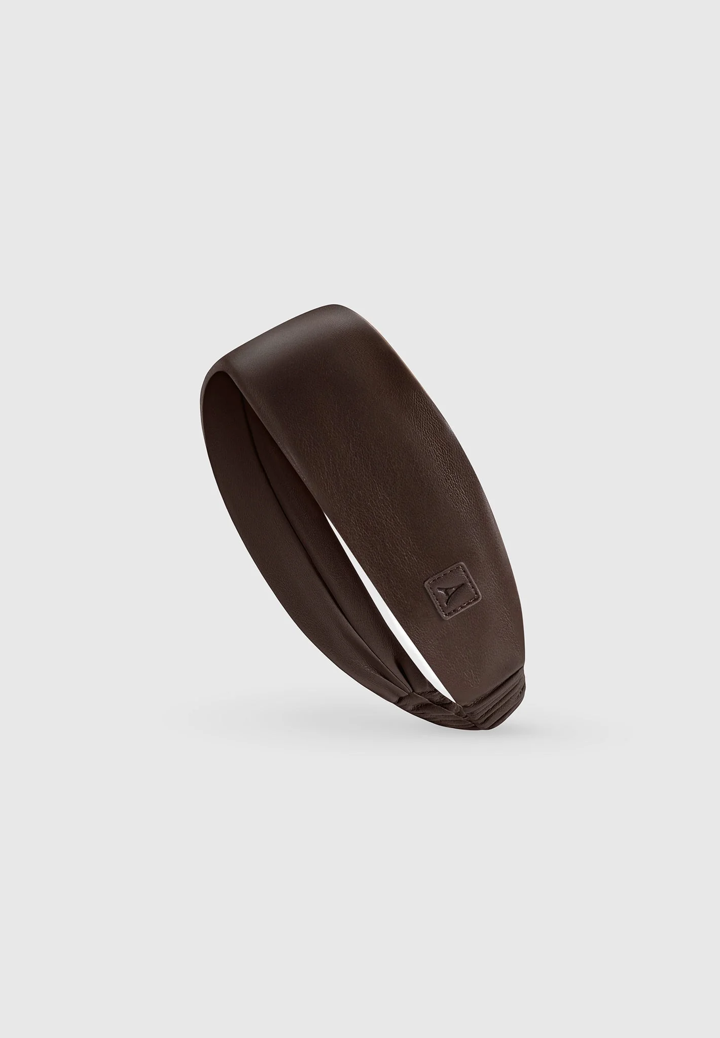 Lilou - Leather Eiffel Headband - Brown - Image 2