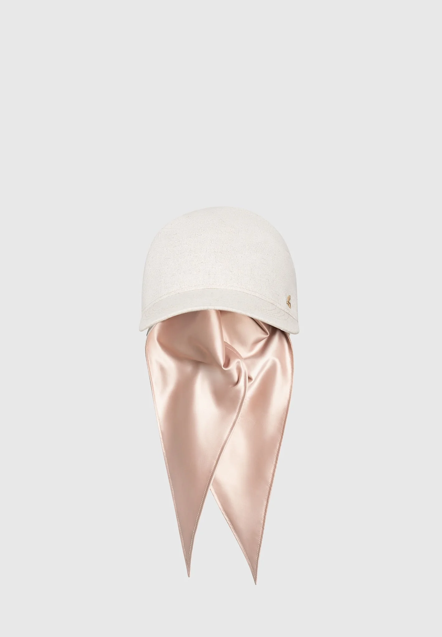 Arianne - Linen Bandana Cap - Natural - Image 5