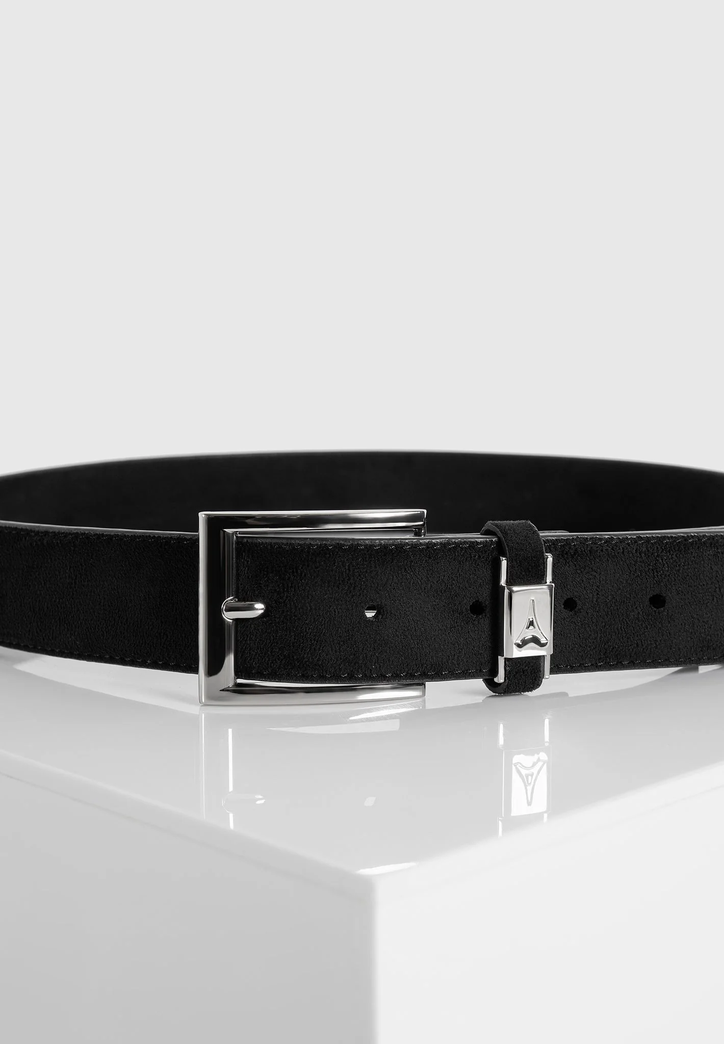 Lionel - Suede Belt - Black - Image 5