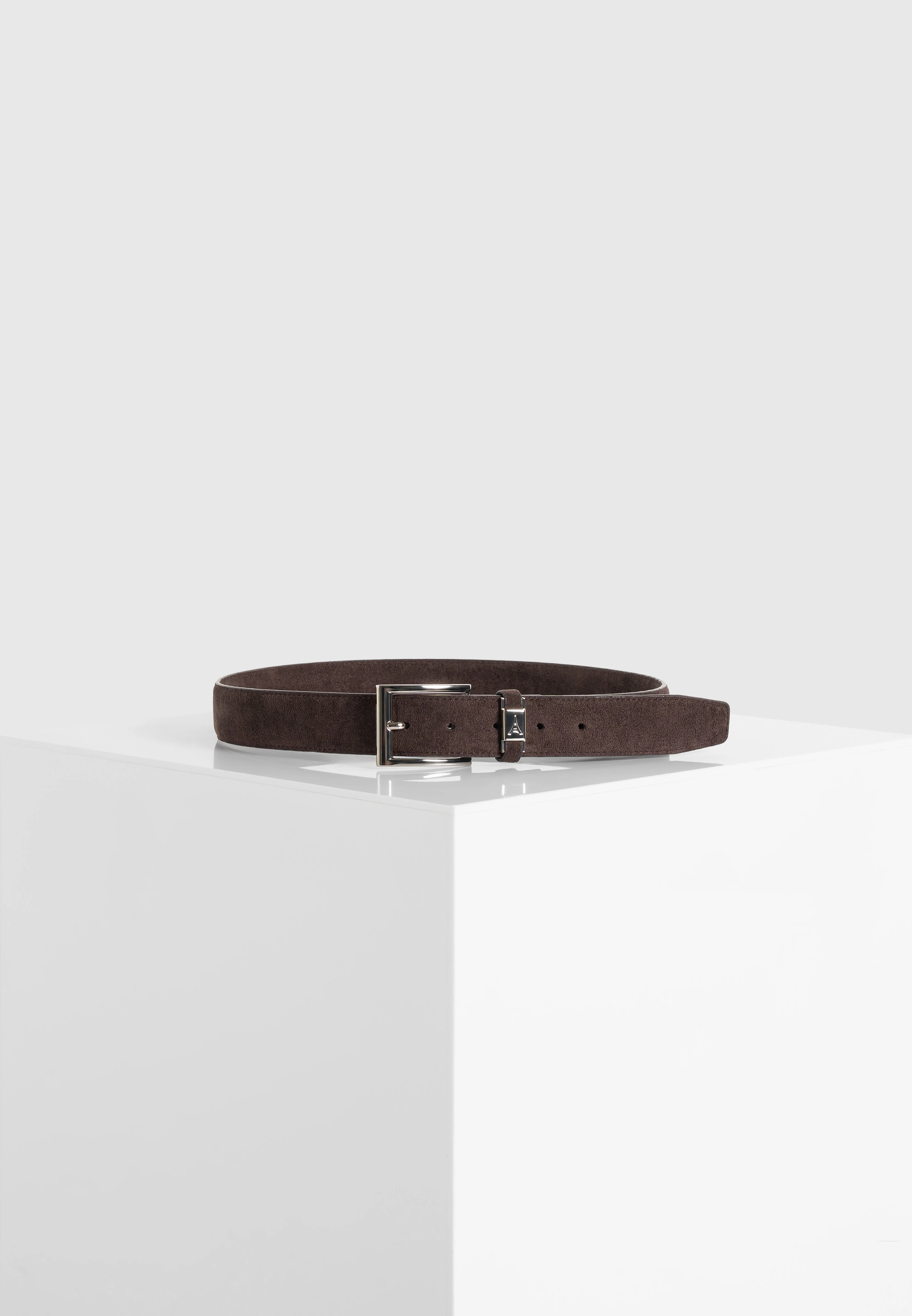 Lionel - Suede Belt - Brown - Image 2