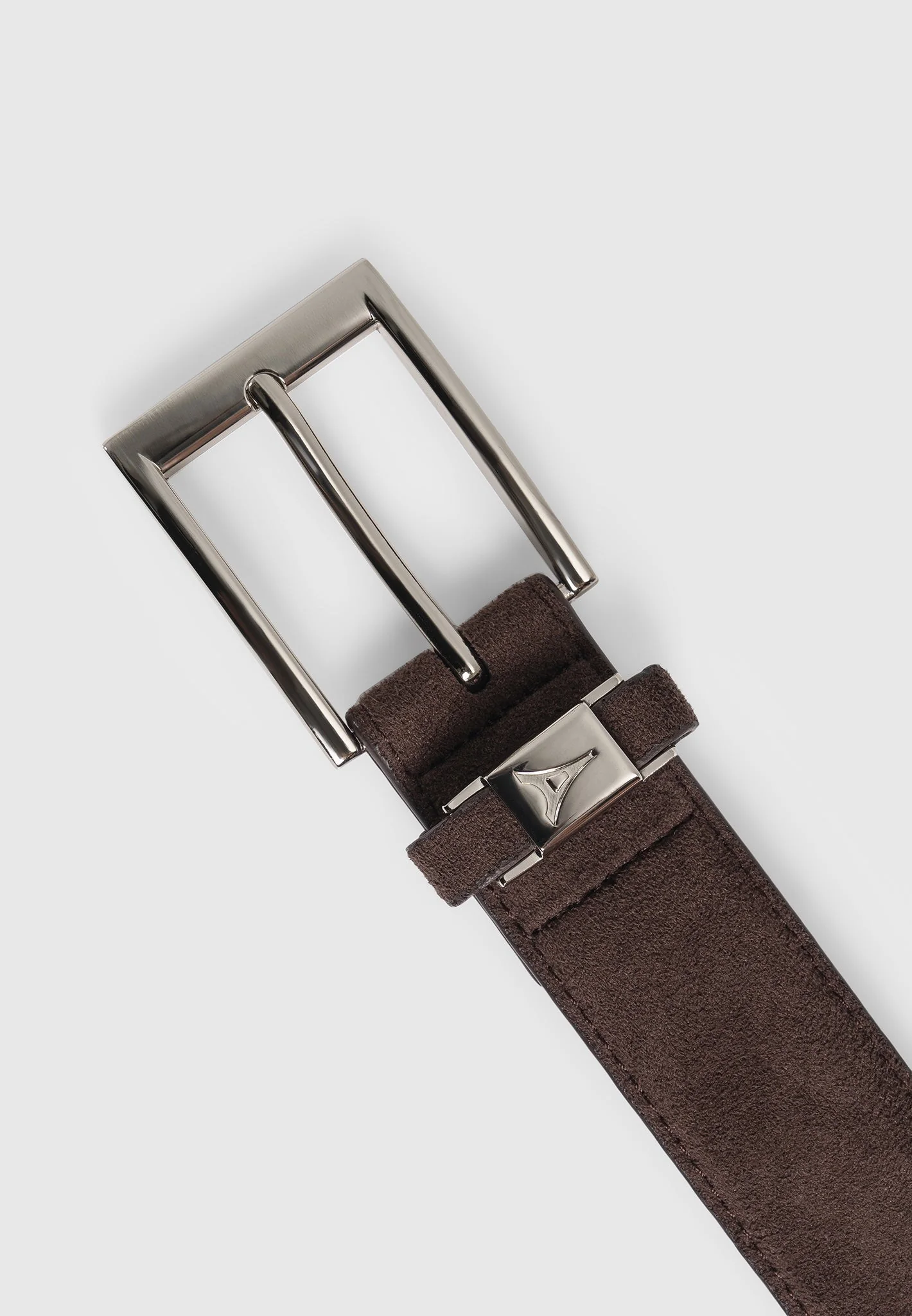 Lionel - Suede Belt - Brown - Image 5