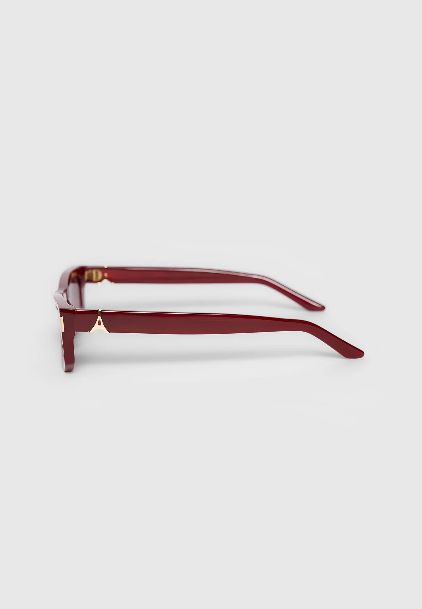 Milan - Curved-Frame Sunglasses - Red - Image 7