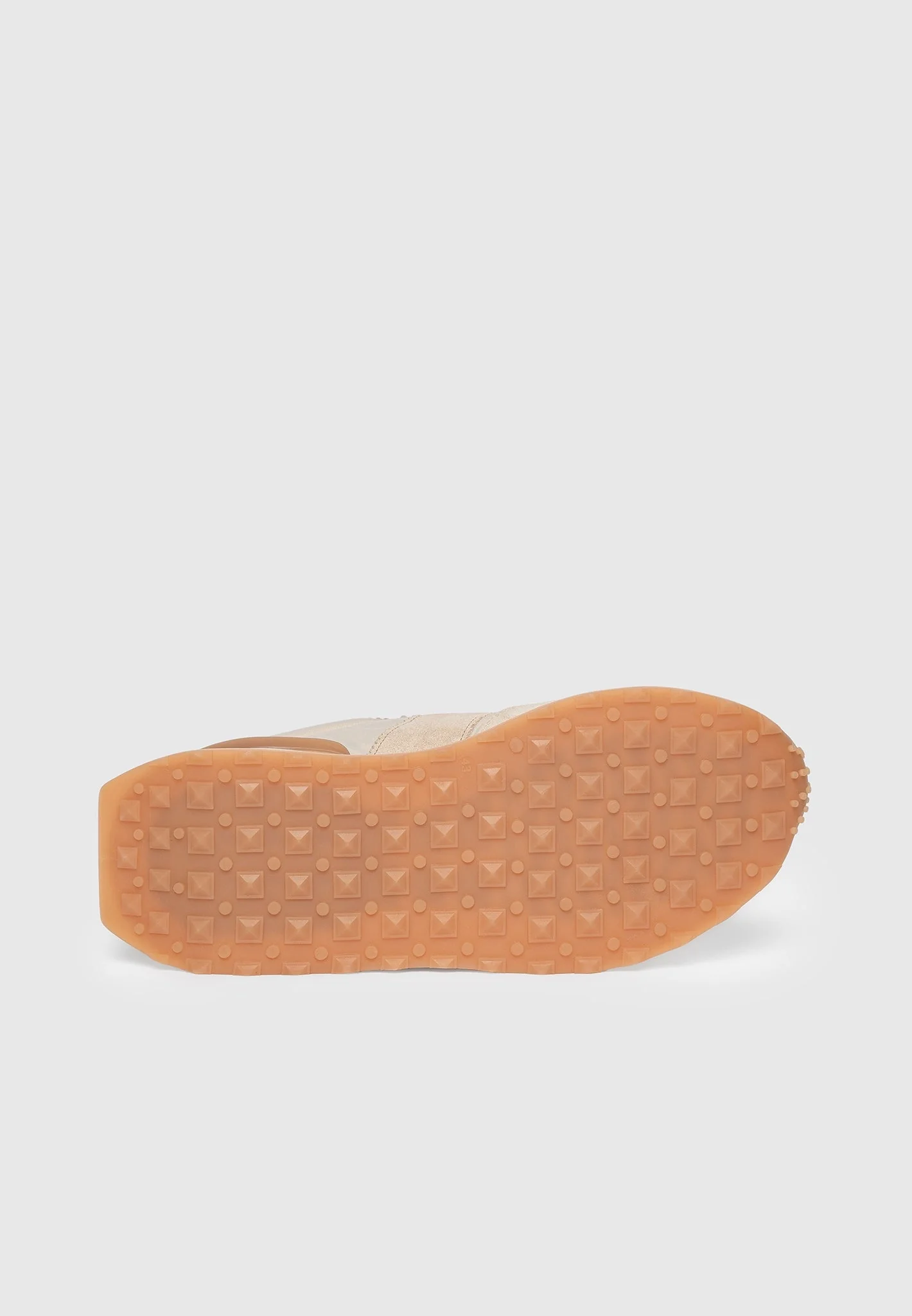 Monaco - Suede and Nylon Runner - Cream - Image 7
