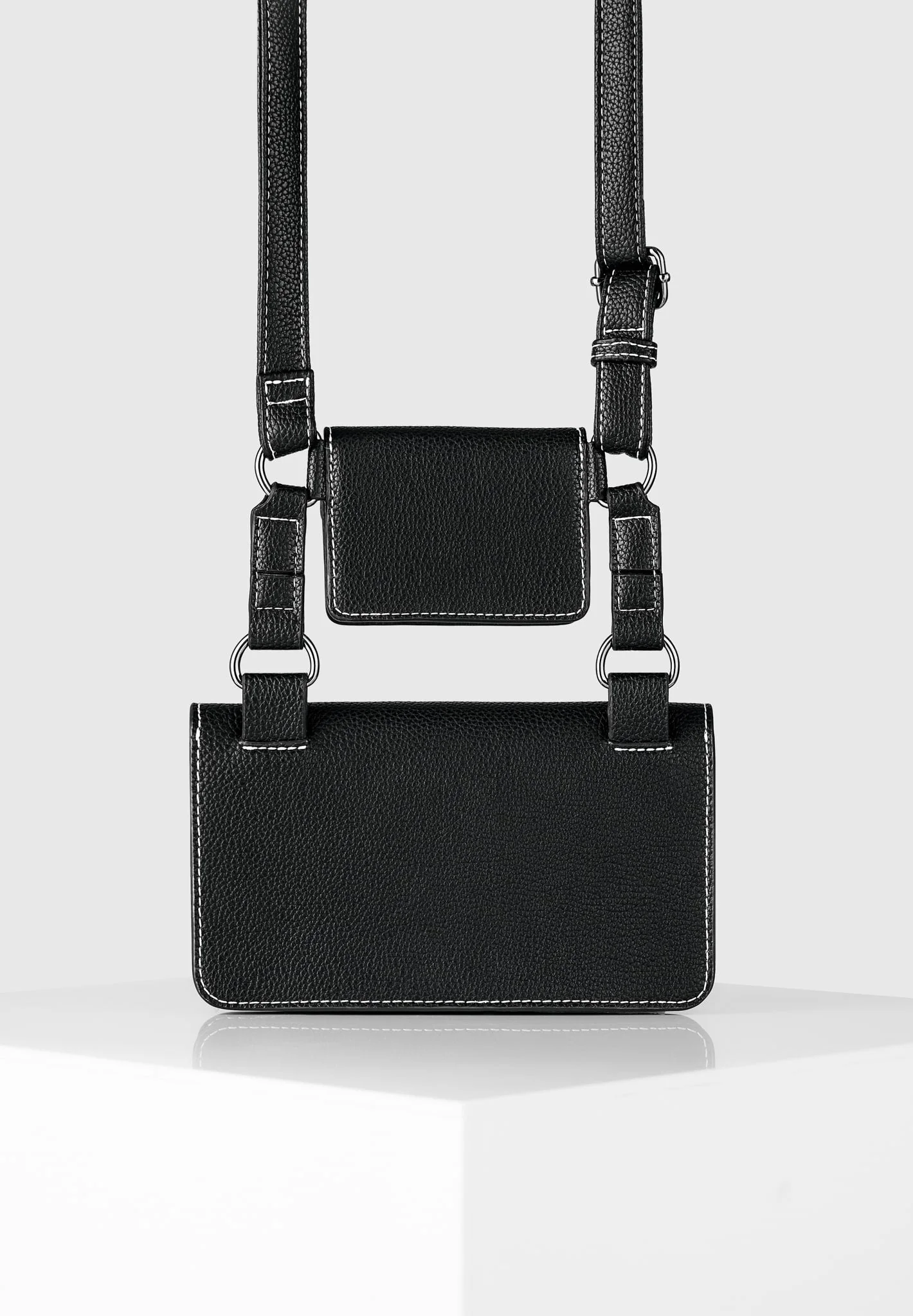 Monet - Duo Crossbody Bag - Black - Image 4