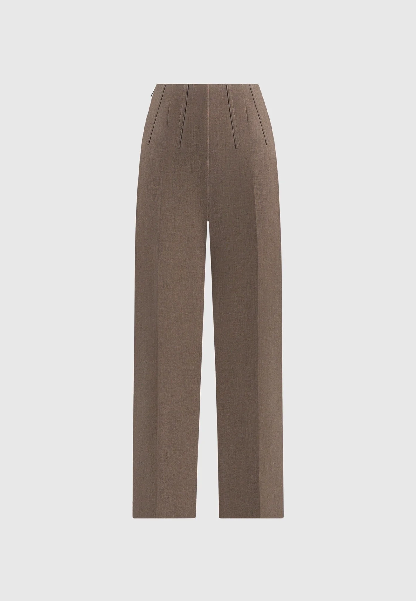 Rafaela - Corset Waist Tailored Trousers - Beige - Image 7