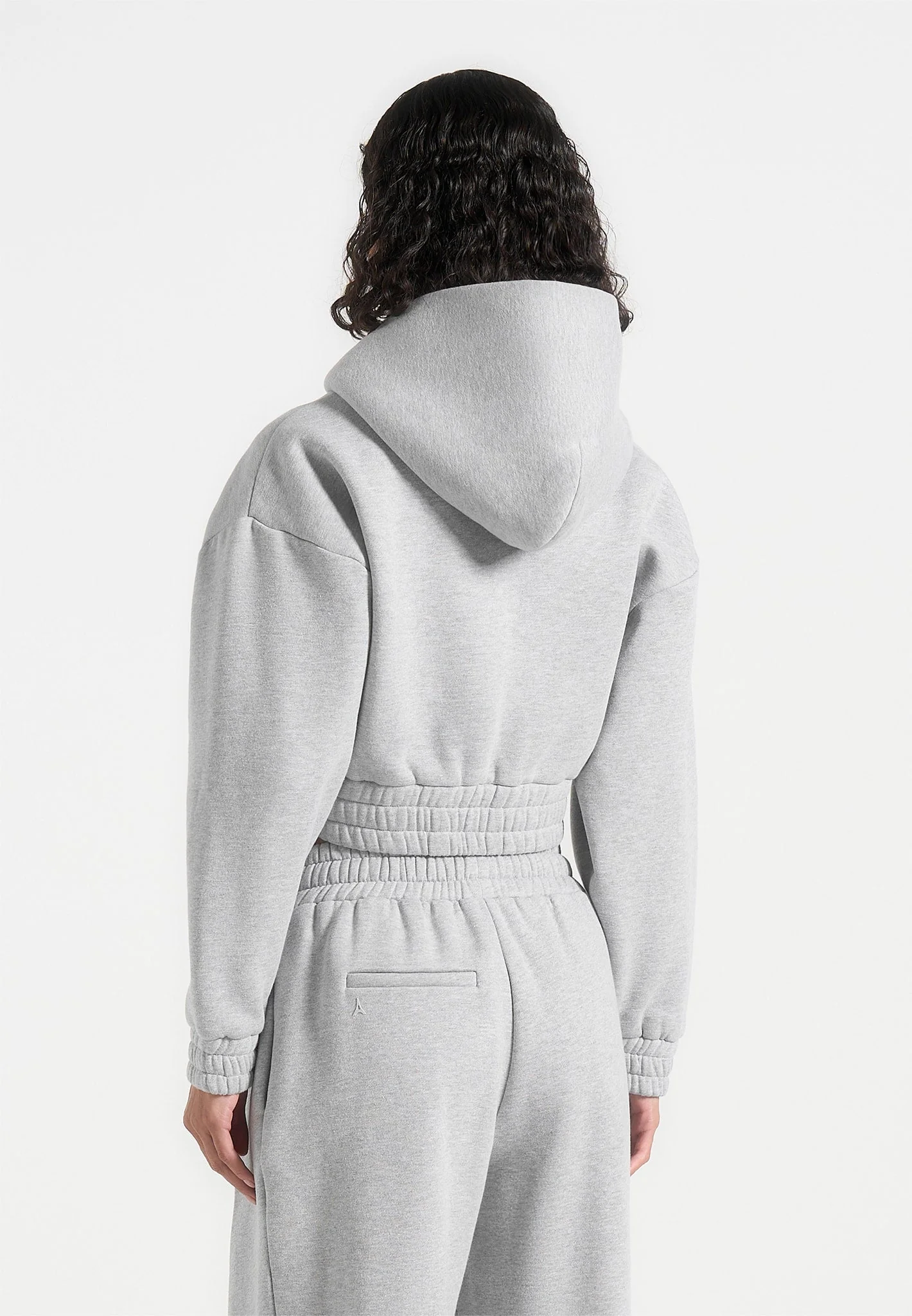 Josiane - Relaxed Zip Through Hoodie - Grey - Image 3