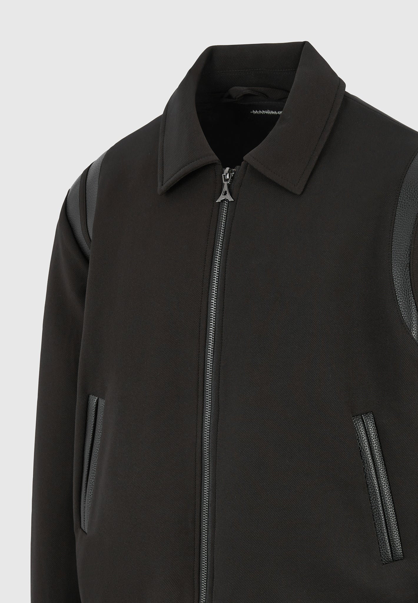 Denis - Tailored Varsity Jacket - Black - Image 6