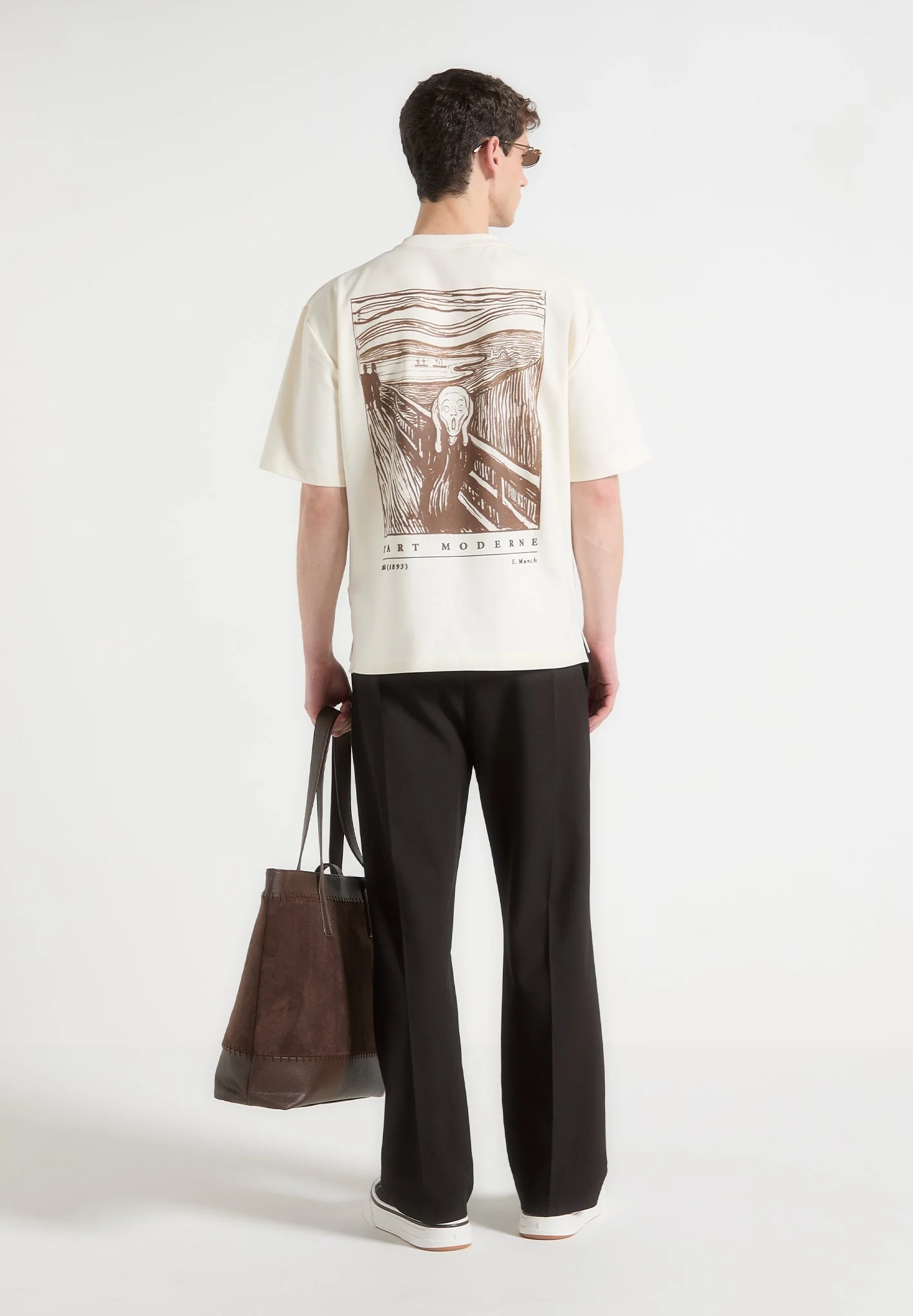 The Scream - Cotton T-Shirt - Cream - Image 3