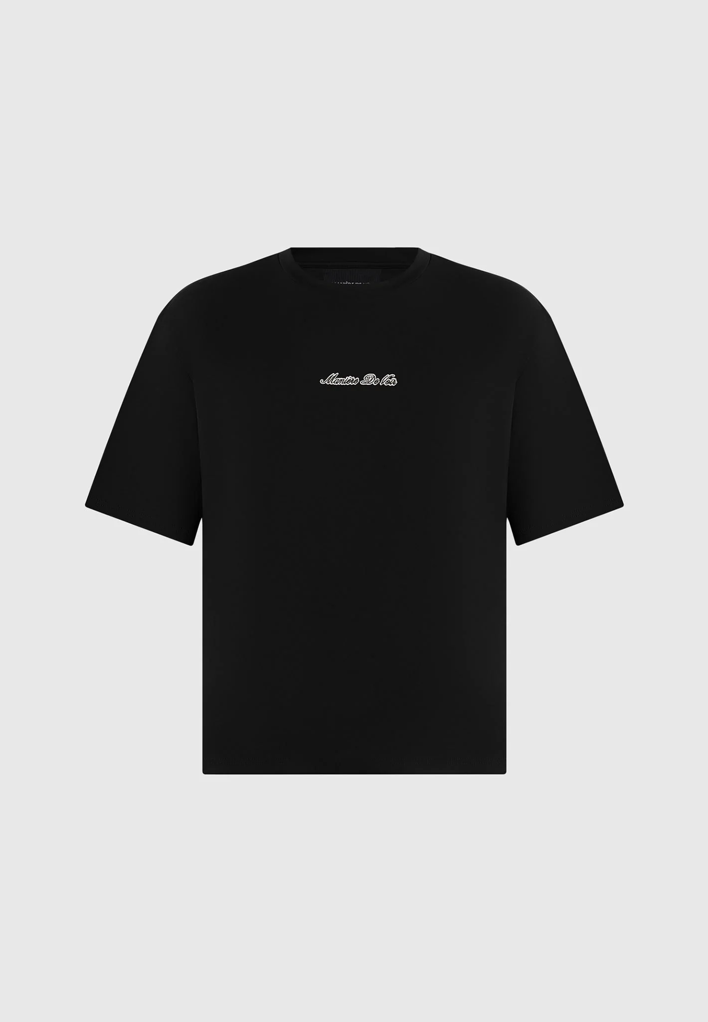 TS001 - Unisex Signature Relaxed Fit Cotton T-Shirt - Black - Image 3