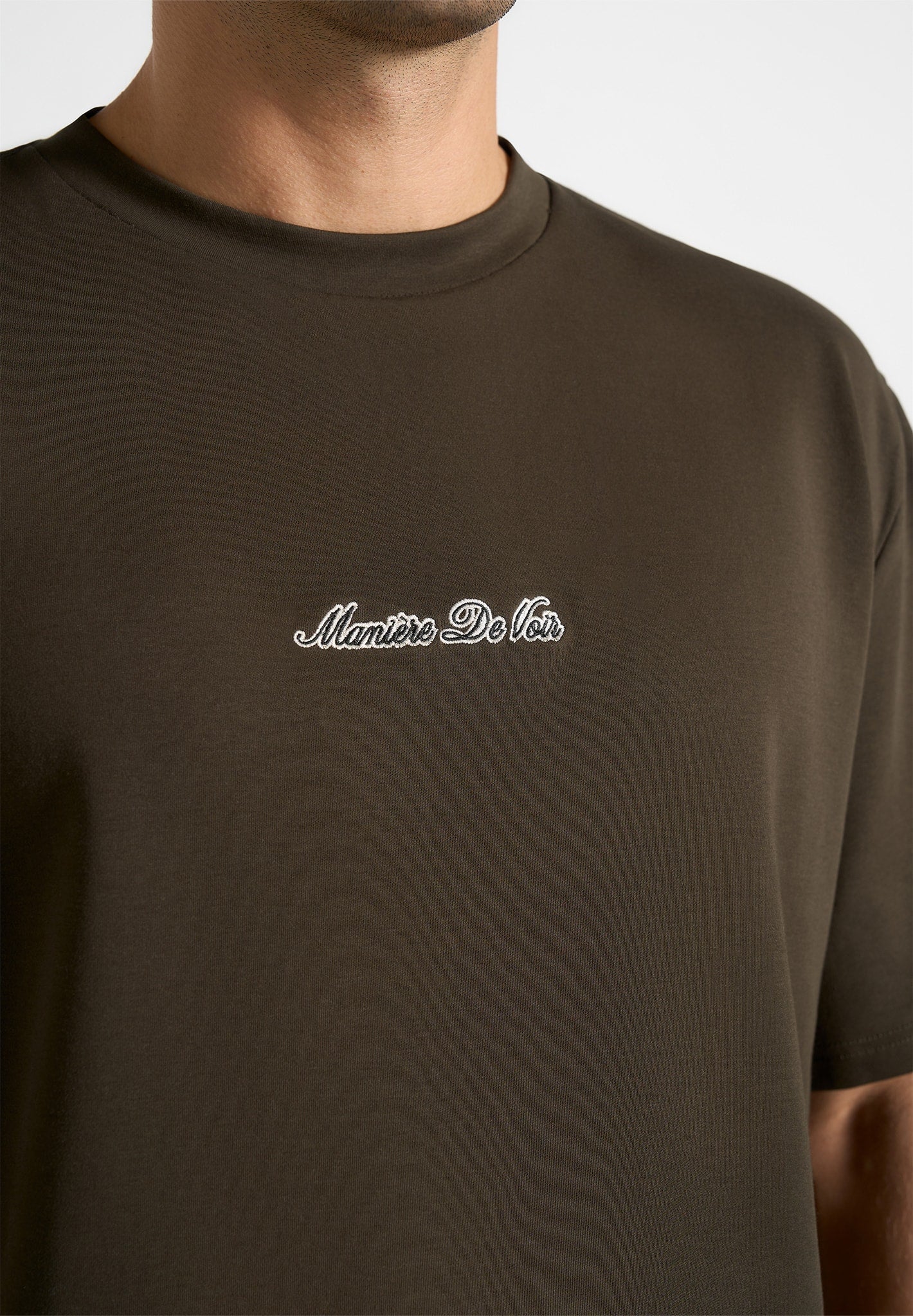 TS001 - Unisex Signature Relaxed Fit Cotton T-Shirt - Olive - Image 6