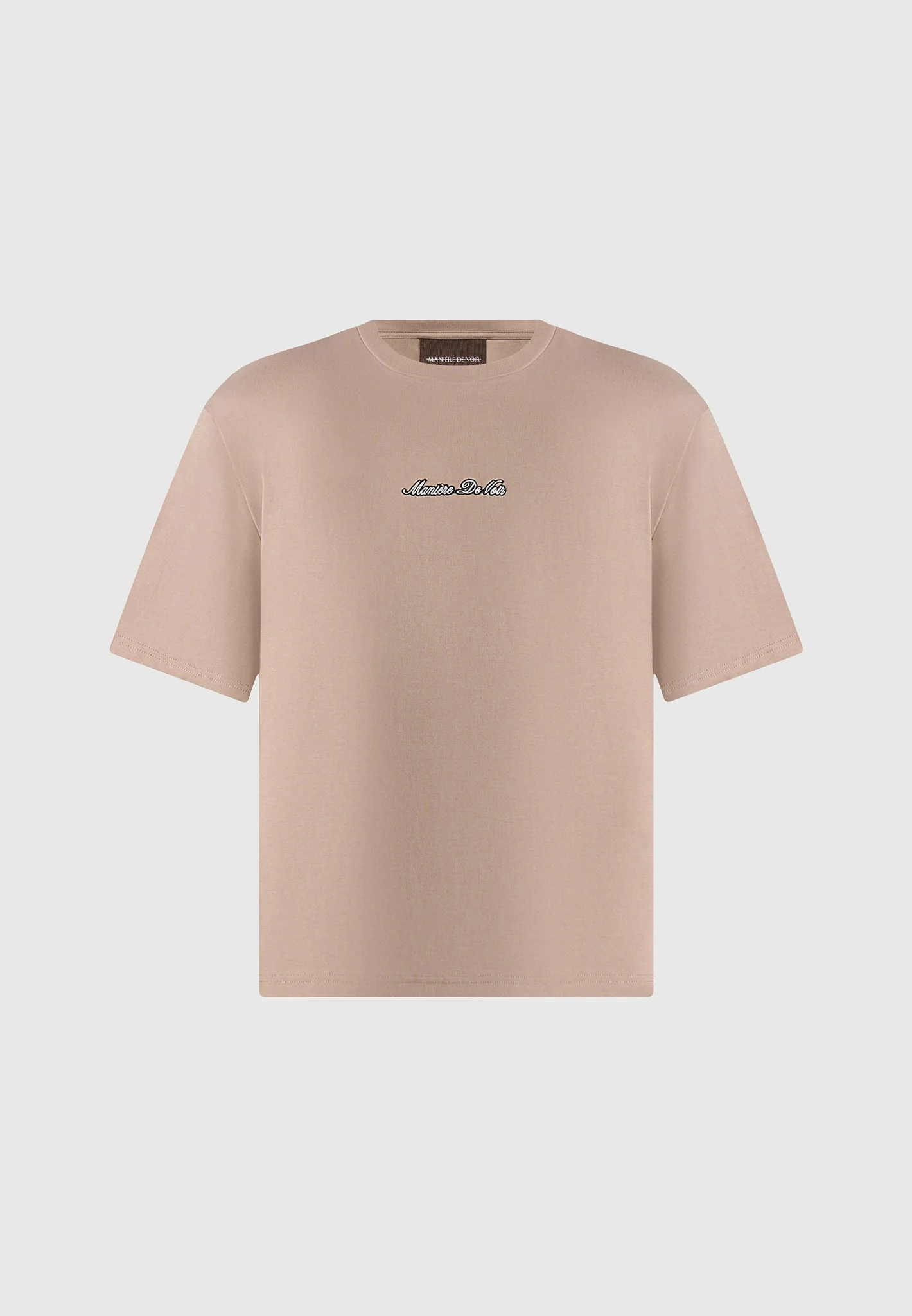 TS001 - Unisex Signature Relaxed Fit Cotton T-Shirt - Taupe - Image 3