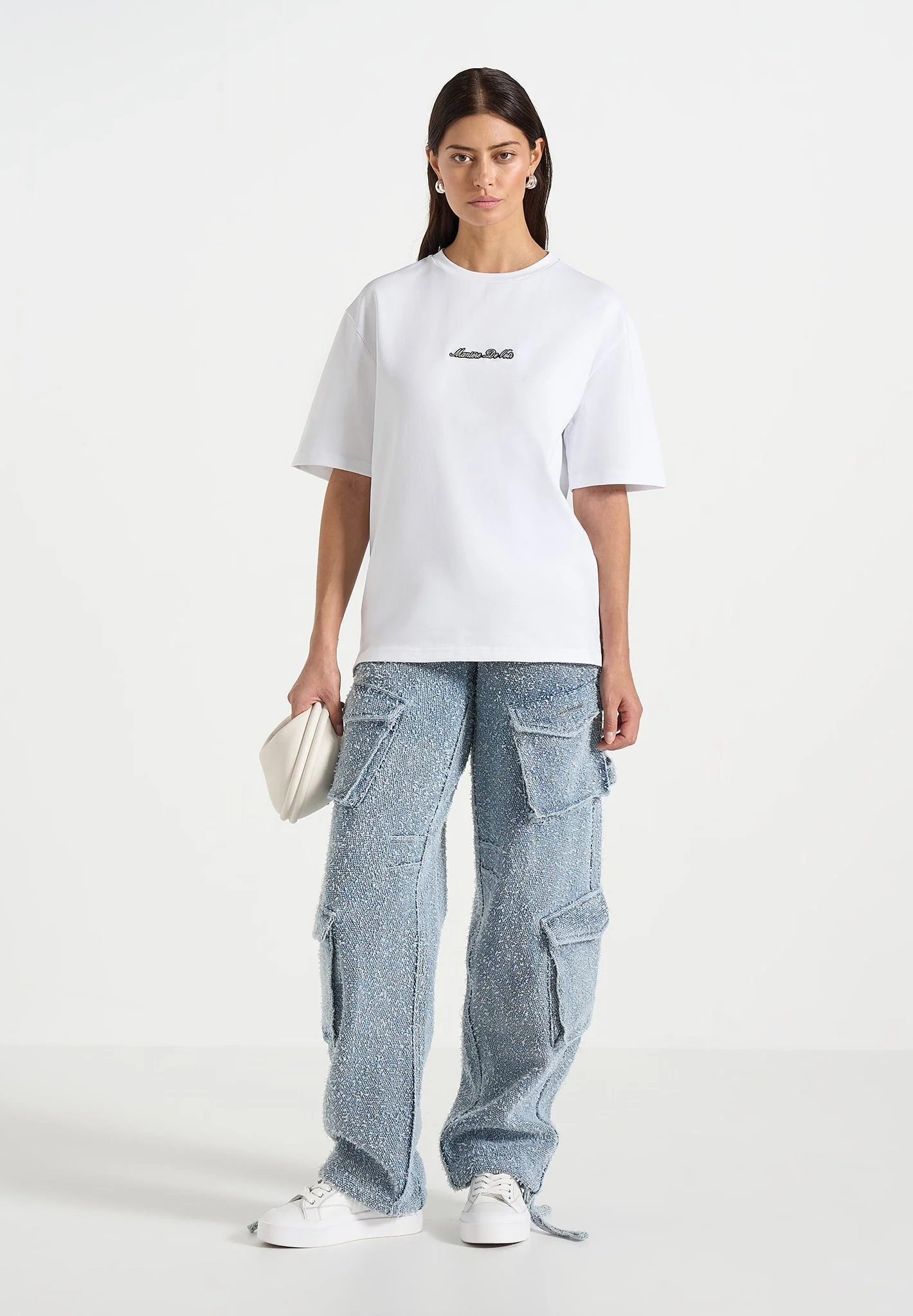 TS001 - Unisex Signature Relaxed fit Cotton T-Shirt - White