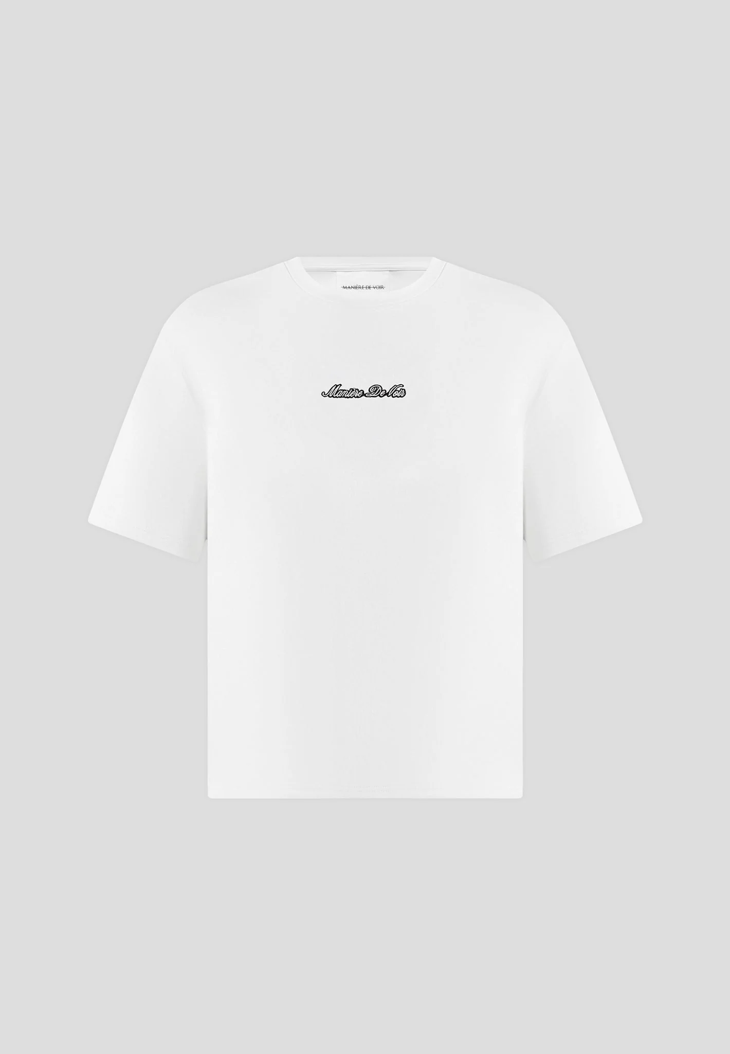 TS001 - Unisex Signature Relaxed fit Cotton T-Shirt - White - Image 3