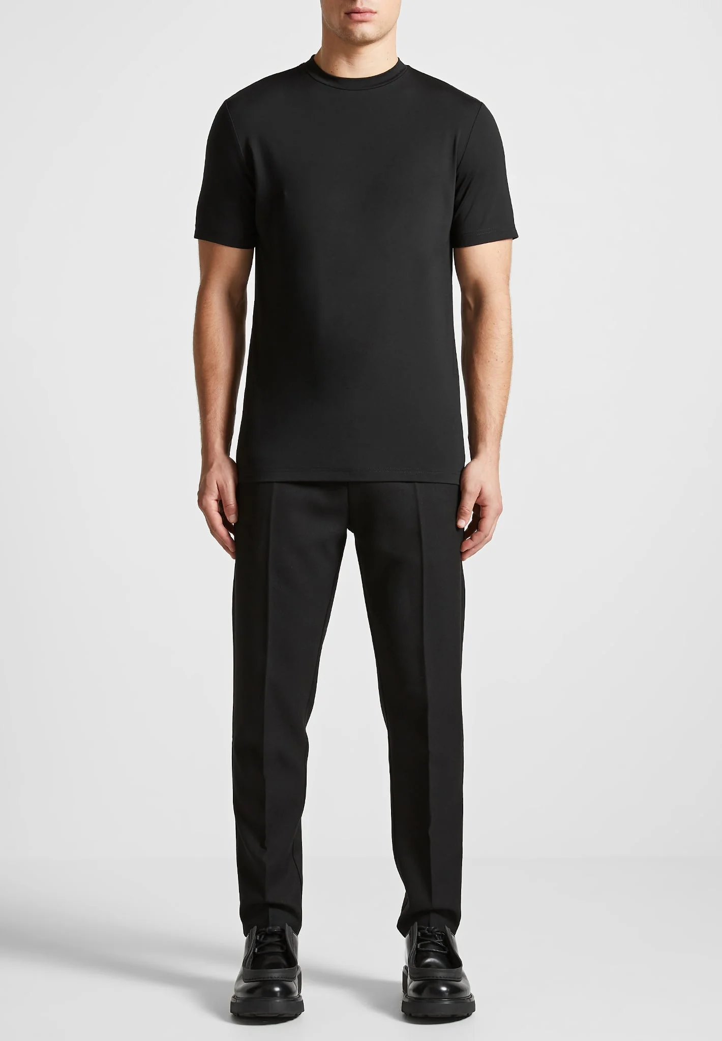 TS004 - Slim Fit Luxe T-Shirt 3 Pack - Black - Image 6