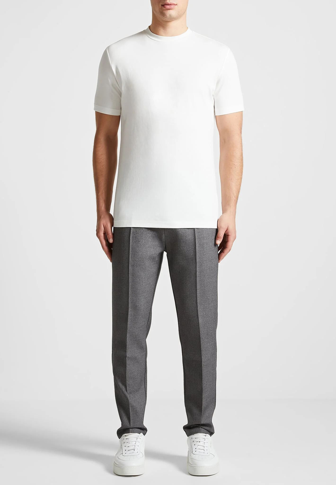 TS004 - Slim Fit Luxe T-Shirt 3 Pack - White - Image 5