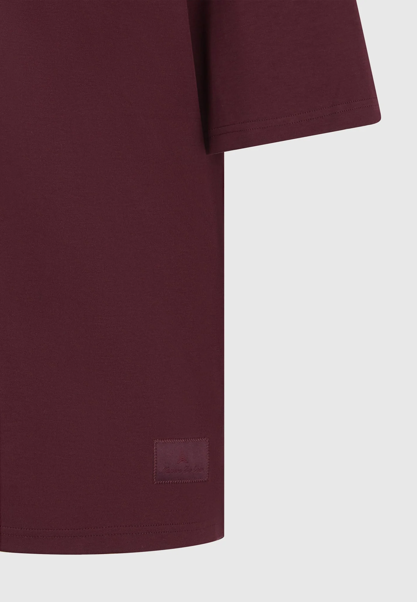 TS007 - Relaxed Fit Cotton T-Shirt - Wine Red - Image 7