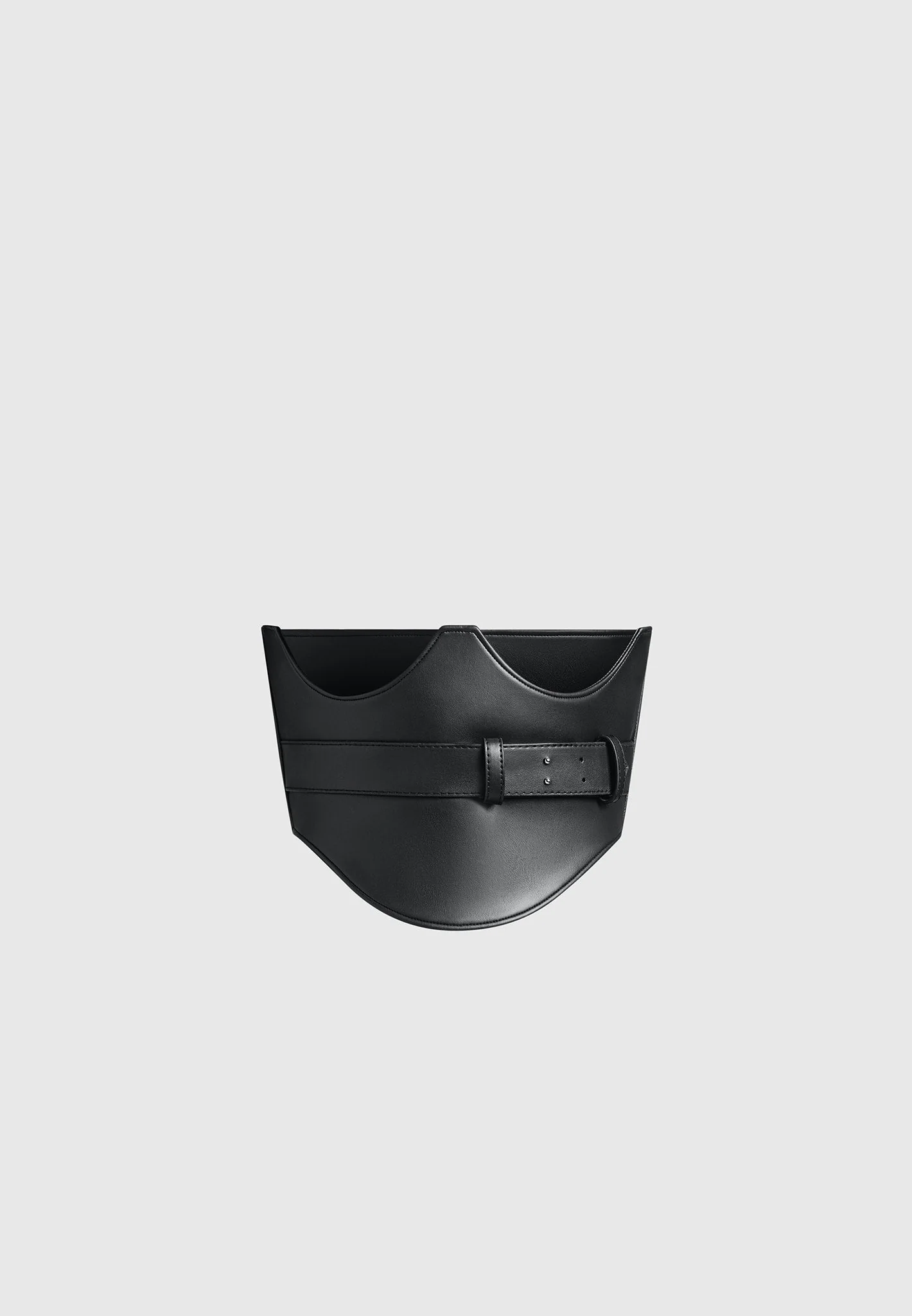 Leather Corset Belt - Black - Image 2