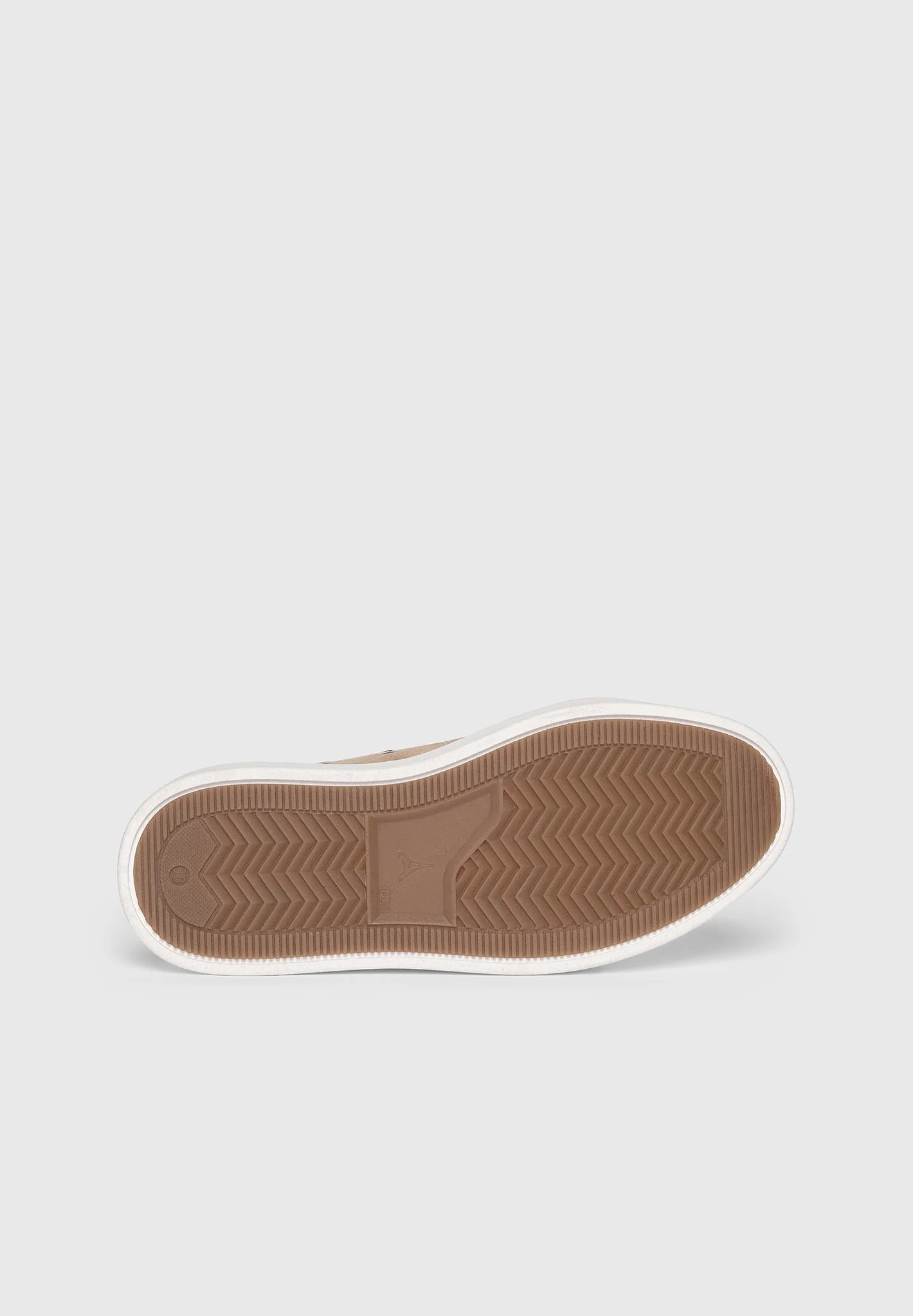 Women's Vienna - Suede Contrast Stitch Sneaker - Beige - Image 6